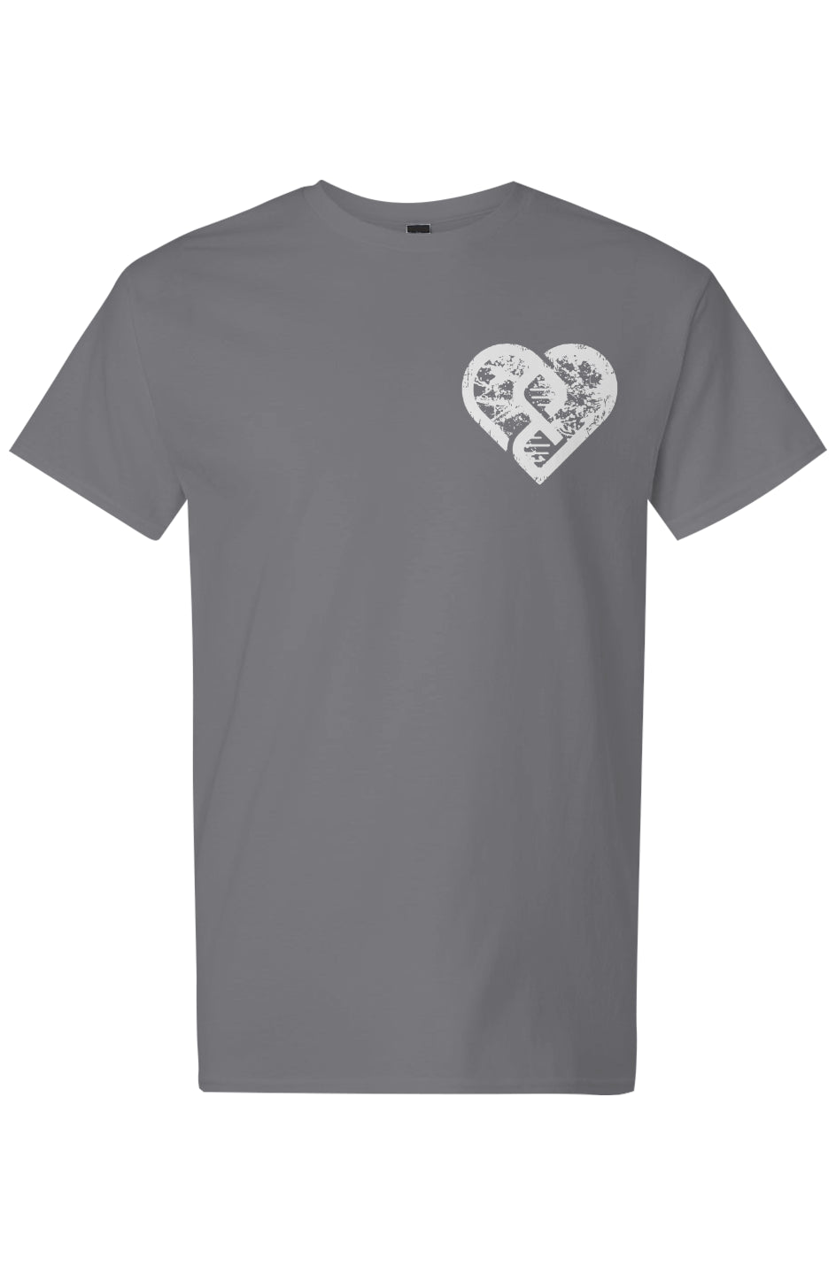 OG DNA Heart Grunge (White) - Light Cotton T-Shirt