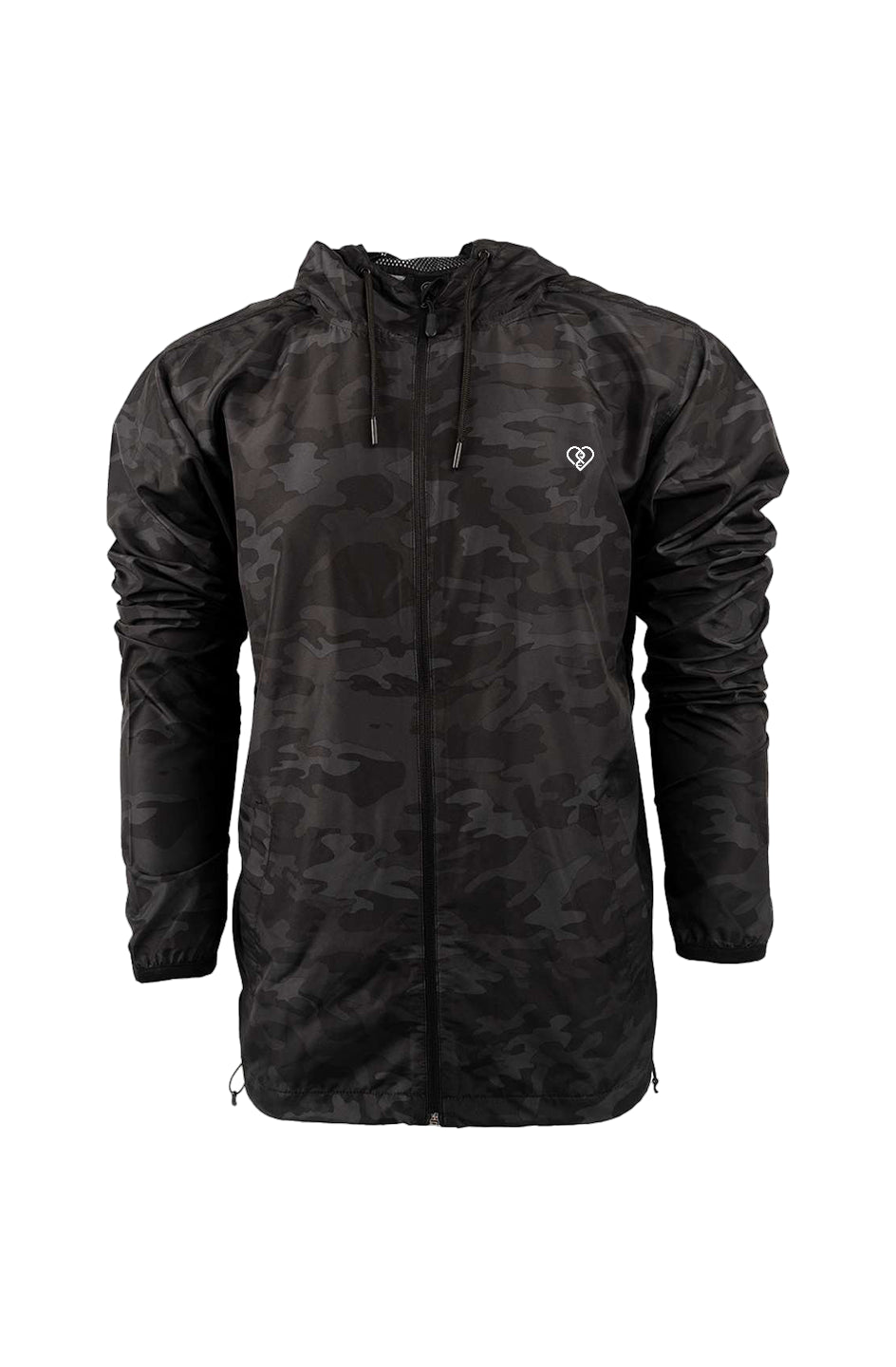 DNA Heart Logo - Black Camo Stormbreaker Jacket