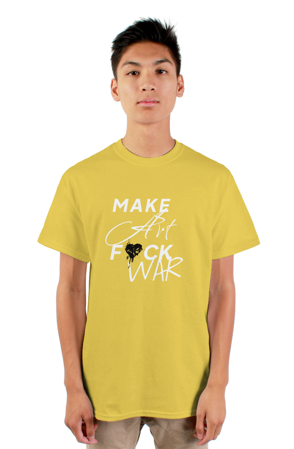 Make Art F*ck War T-shirt