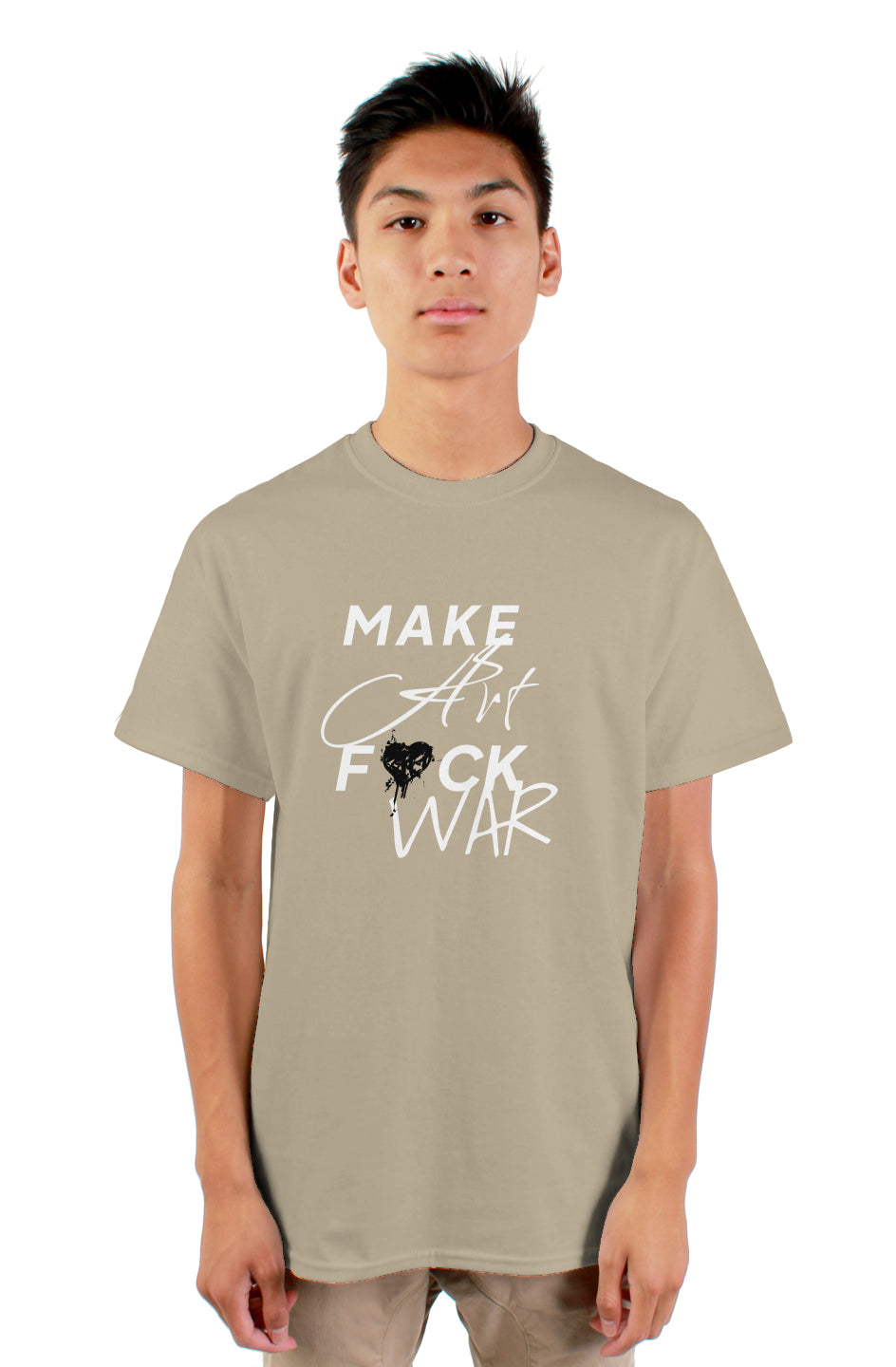Make Art F*ck War T-shirt