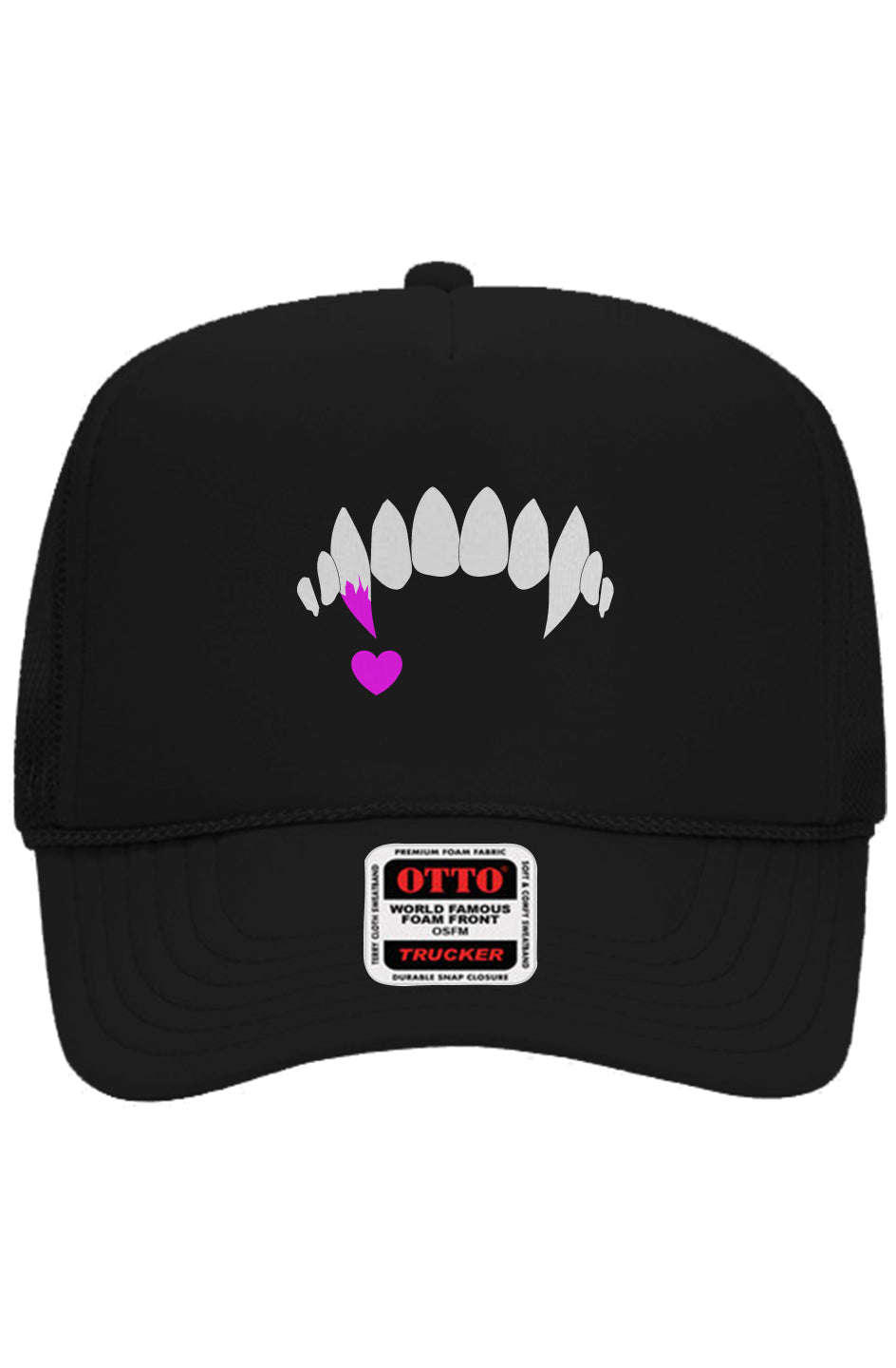 Vampire Teeth - 5 Panel Trucker Hat