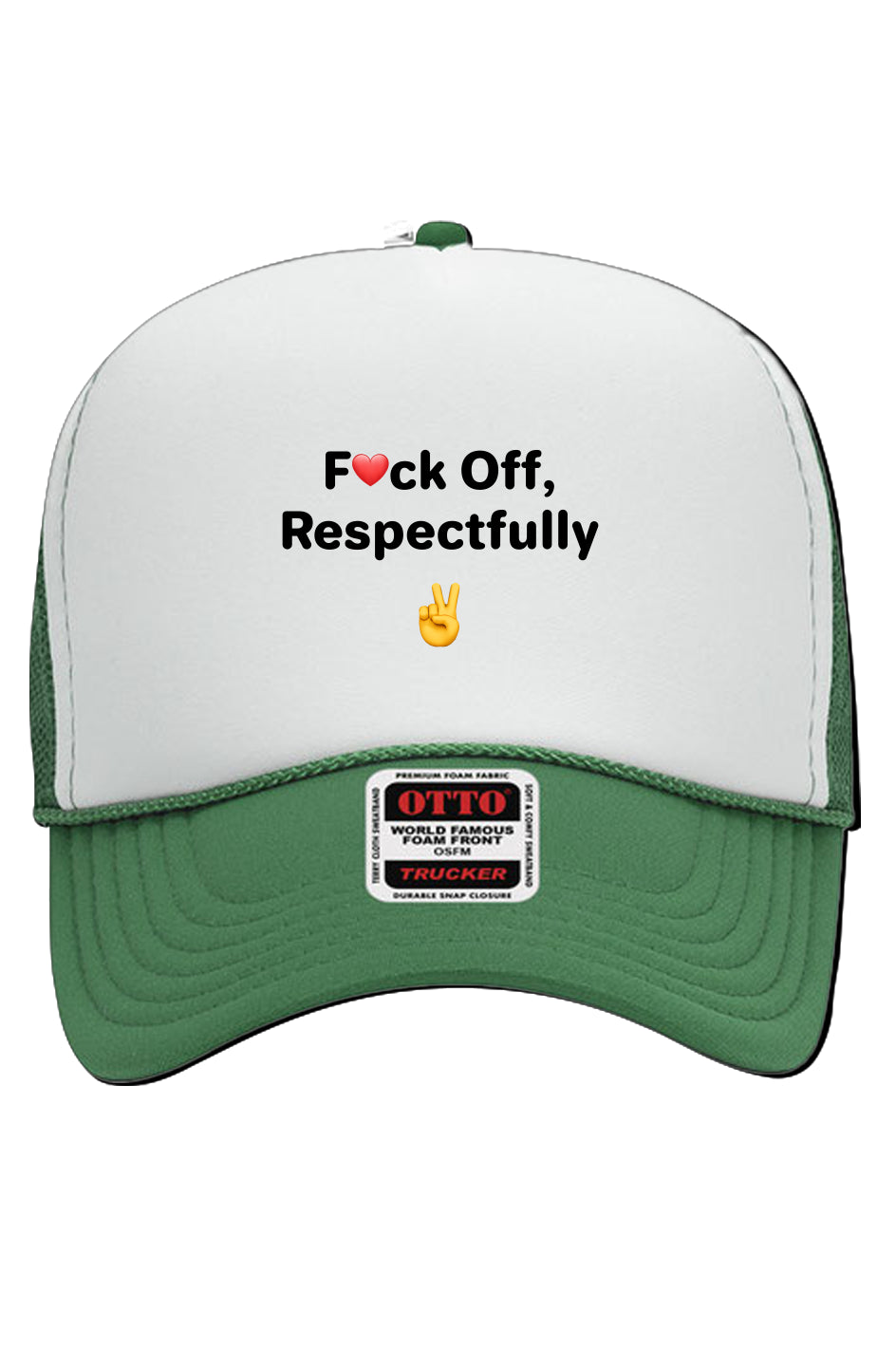 F❤️ck Off, Respectfully - 5 Panel Trucker Hat