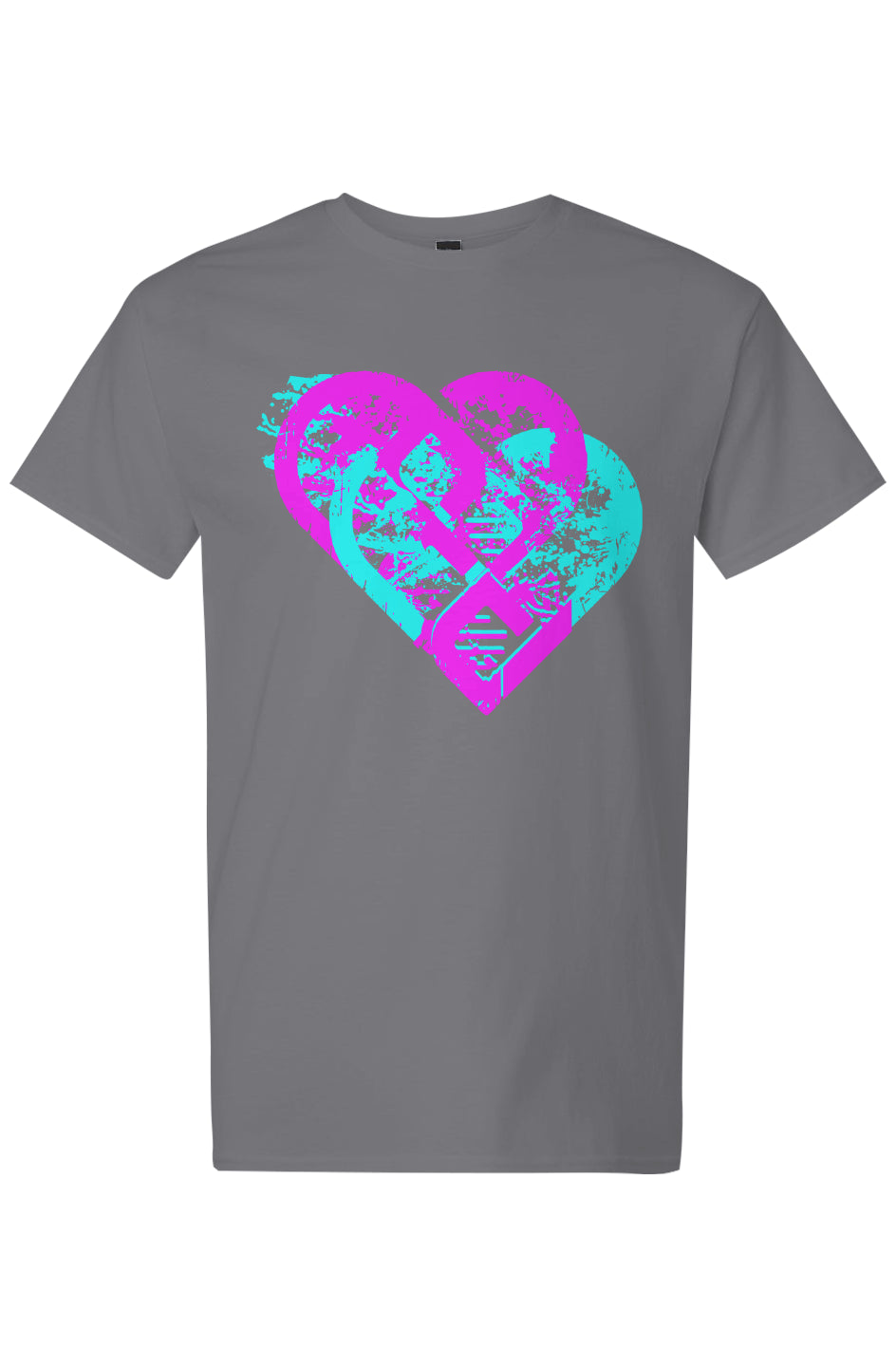 Dueling Hearts (Pink/Blue) T-shirt
