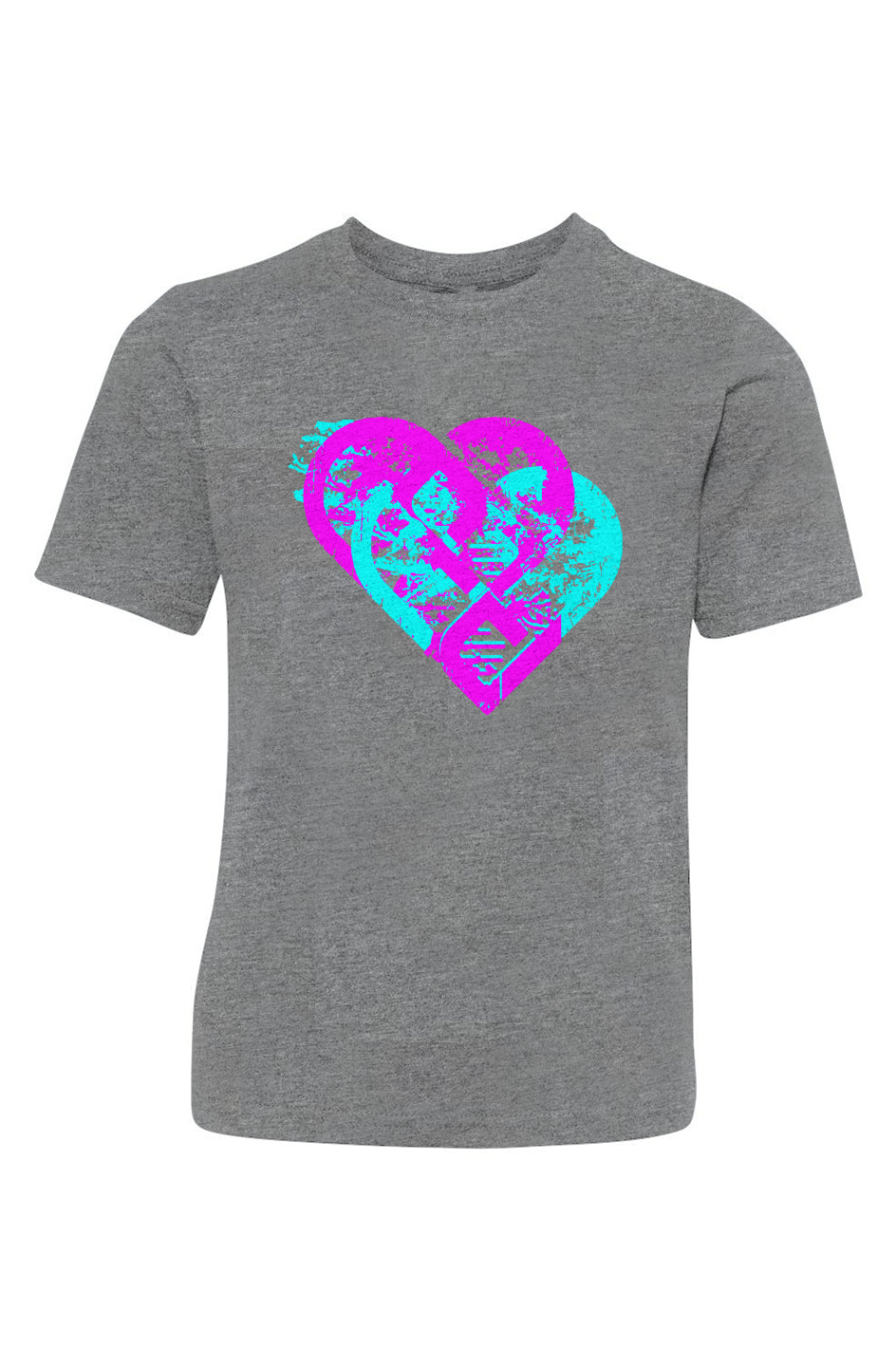 Dueling Hearts - Youth Triblend Crew
