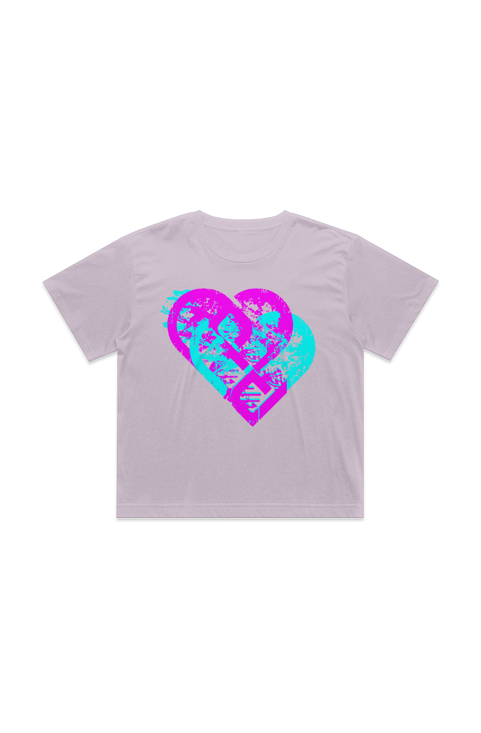Dueling Hearts - Wo's Martina Crop Tee
