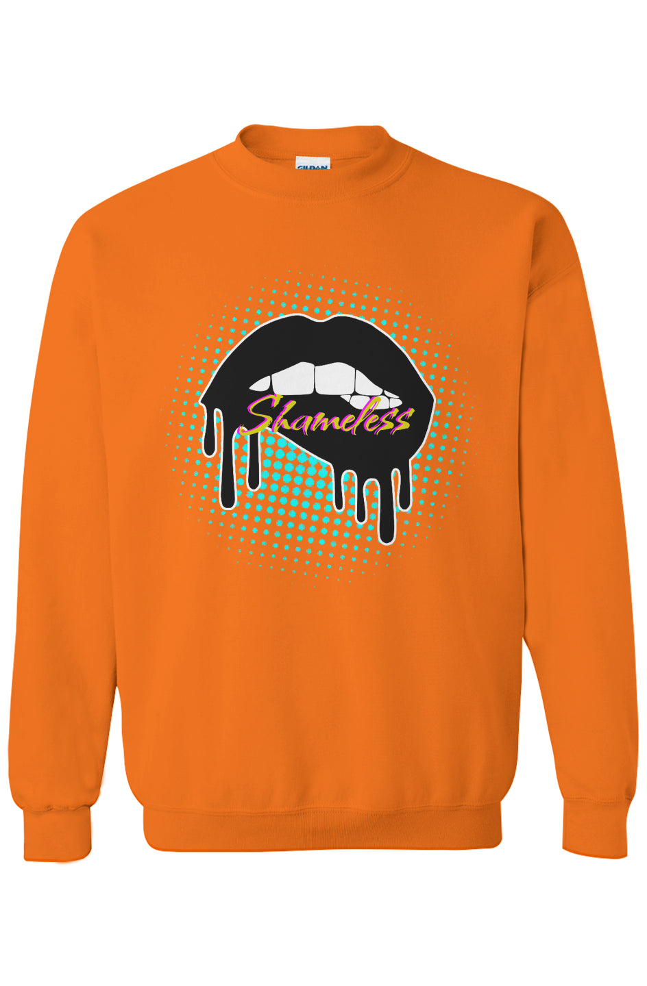 Shameless Lips High Visibility Crewneck Sweatshirt