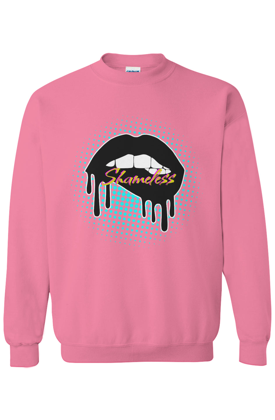 Shameless Lips High Visibility Crewneck Sweatshirt