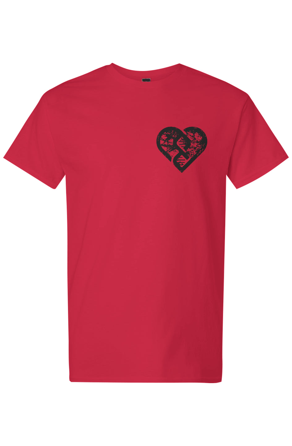 Small Grunge DNA Heart T-Shirt