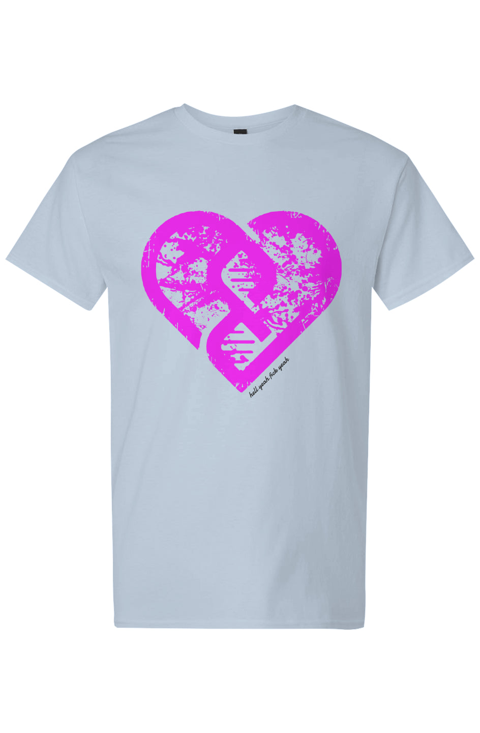Grunge Heart x HYFY Crossover Pink/Black T-Shirt