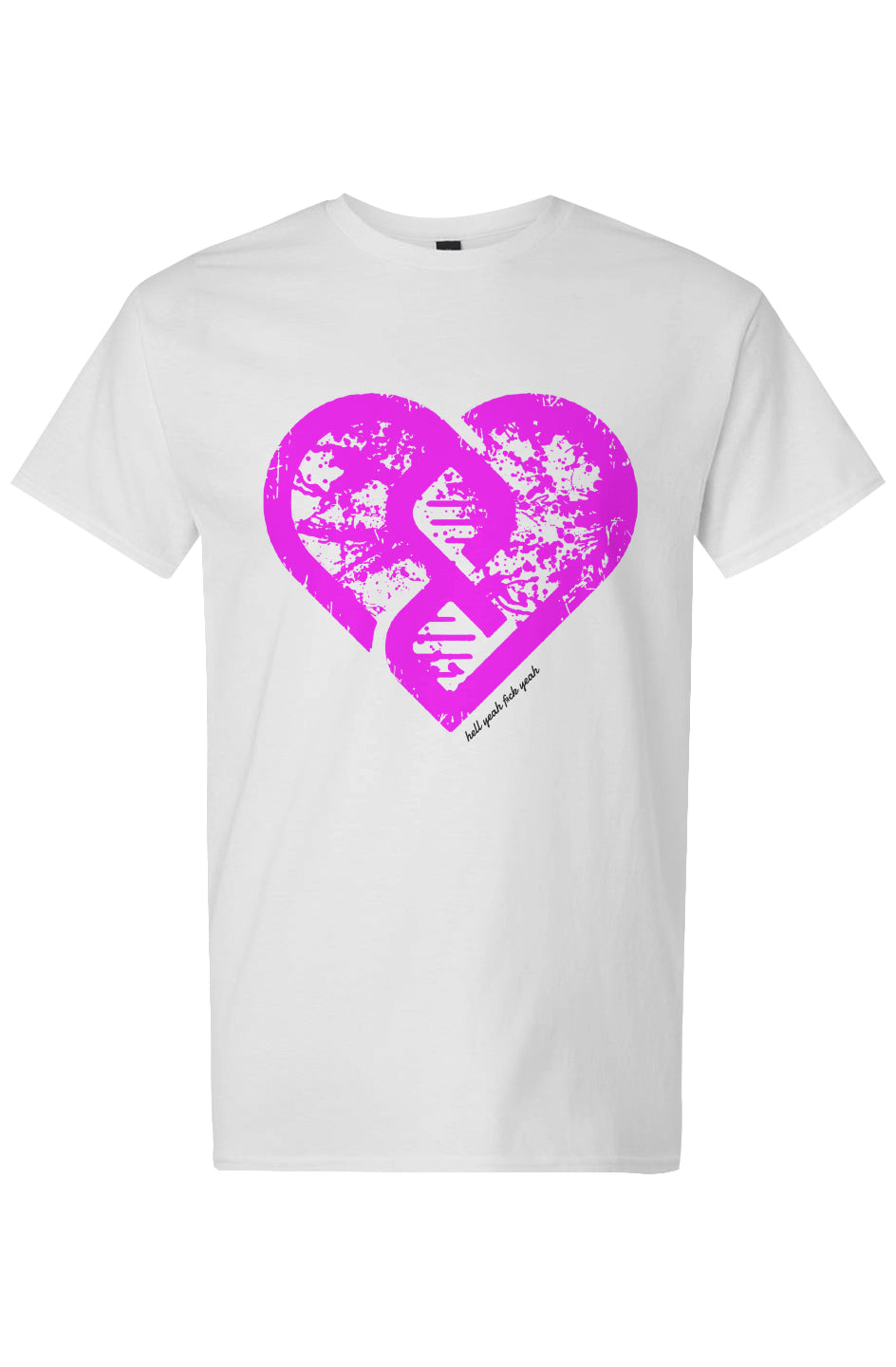 Grunge Heart x HYFY Crossover Pink/Black T-Shirt
