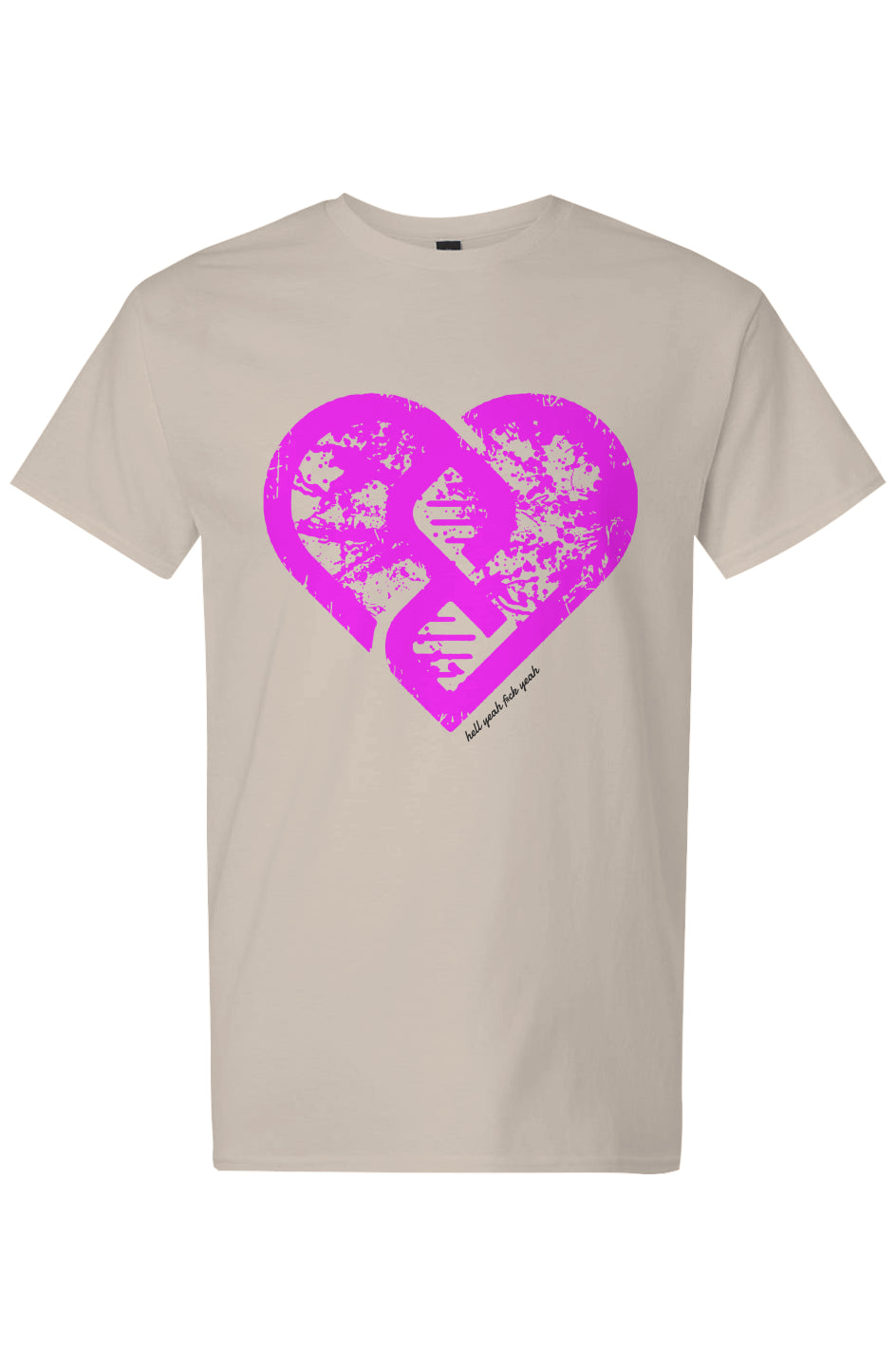 Grunge Heart x HYFY Crossover Pink/Black T-Shirt