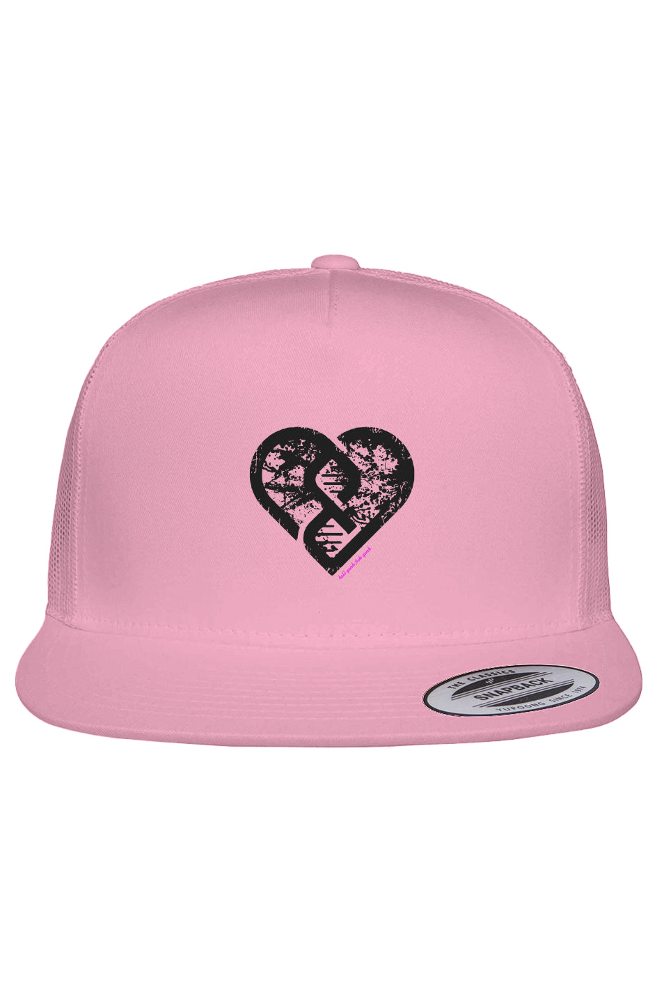Grunge Heart HYFY 5-Panel Classic Trucker Cap (Lights)