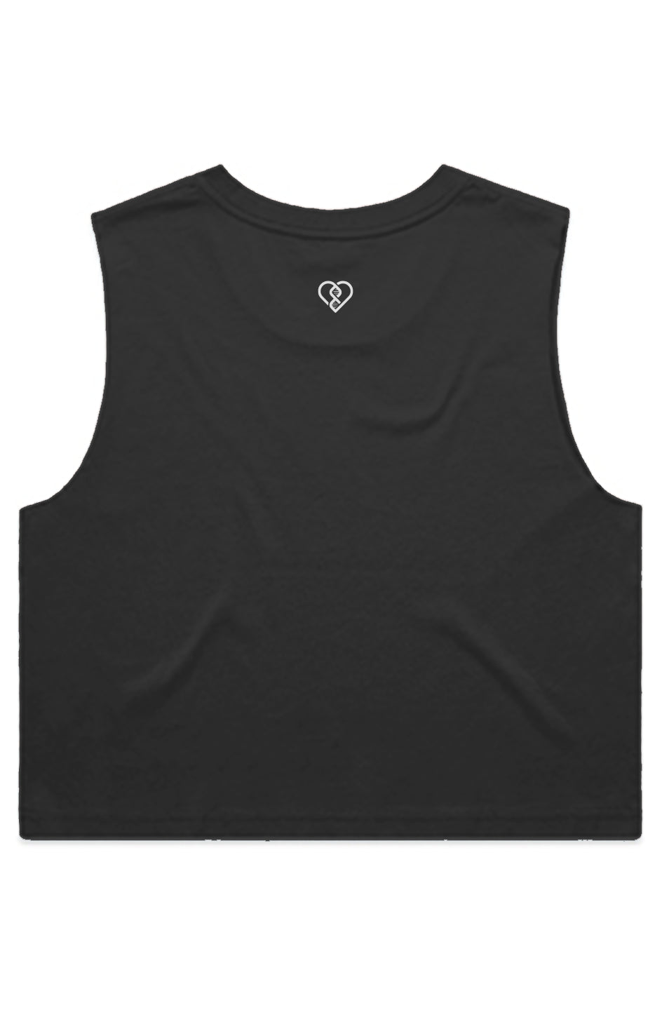 Grunge Heart Crop Tank