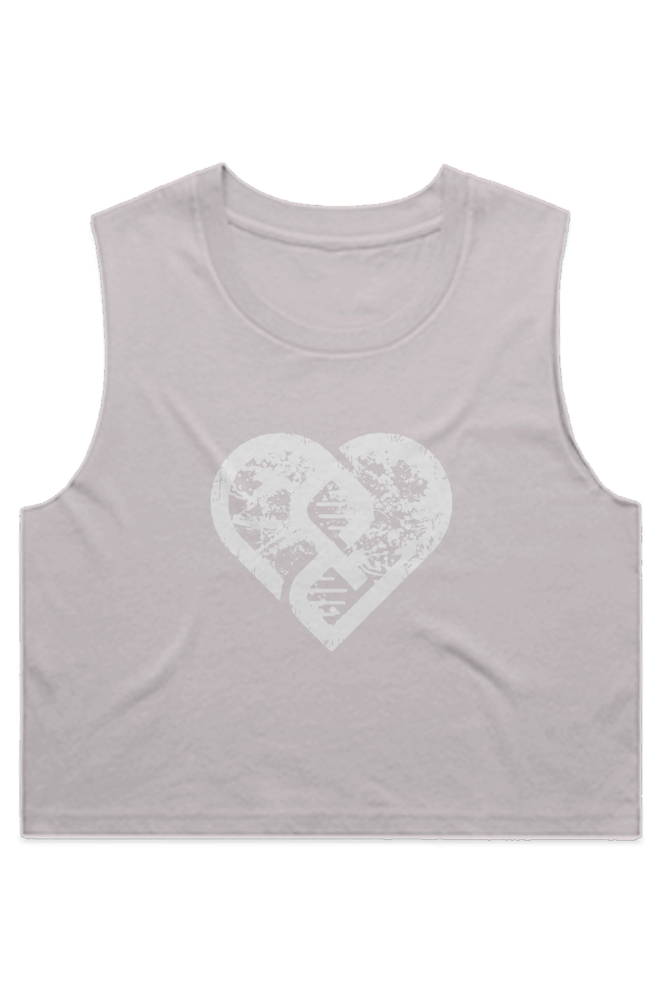 Grunge Heart Crop Tank