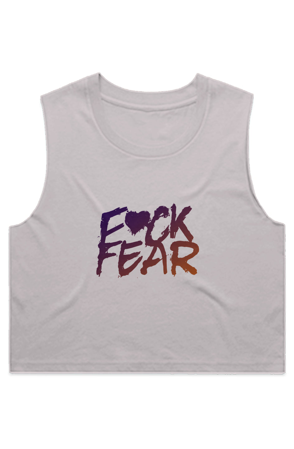 F🖤ck Fear (Sunset) Crop Tank