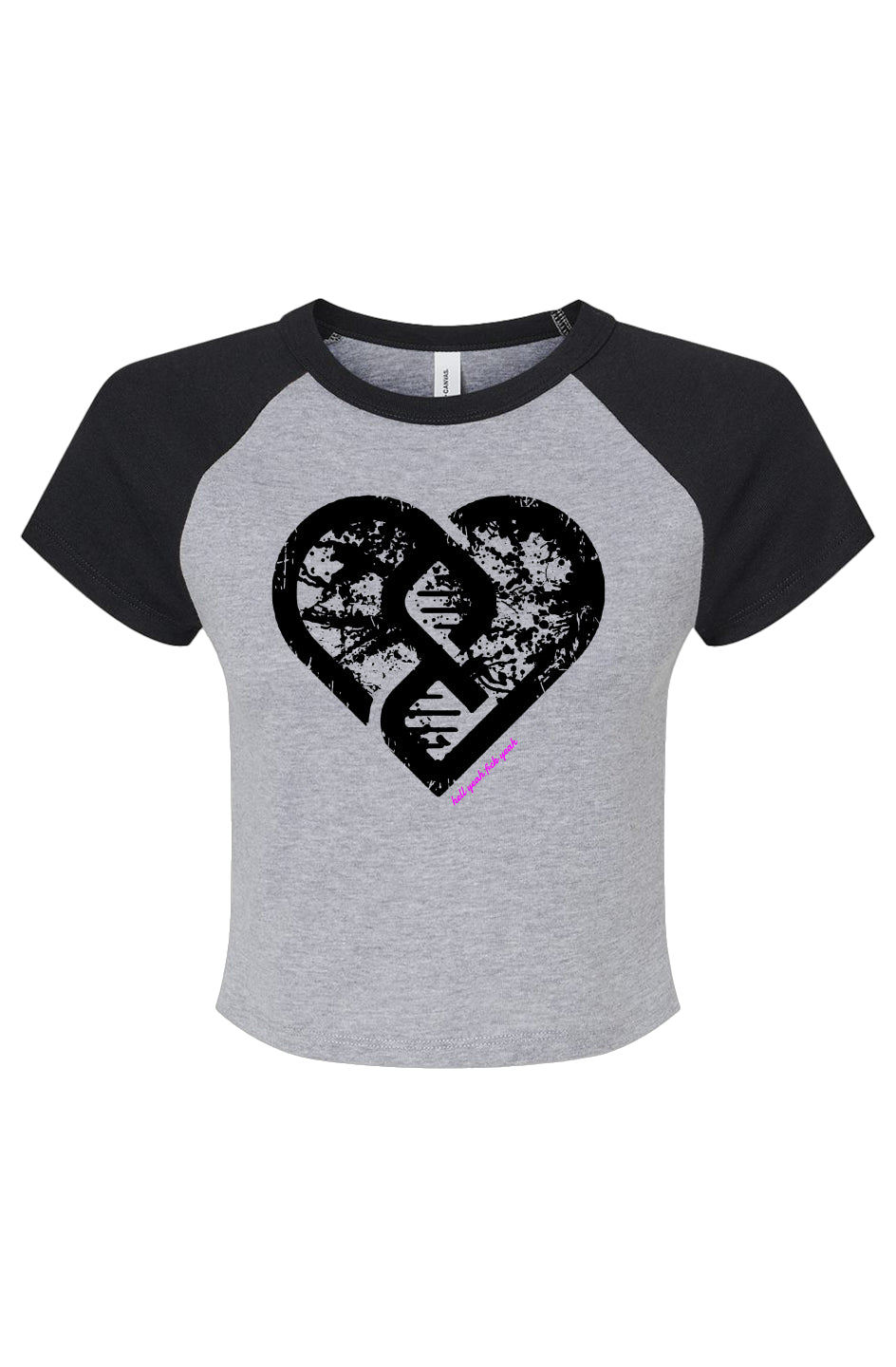 Grunge Heart HYFY Baby Tee