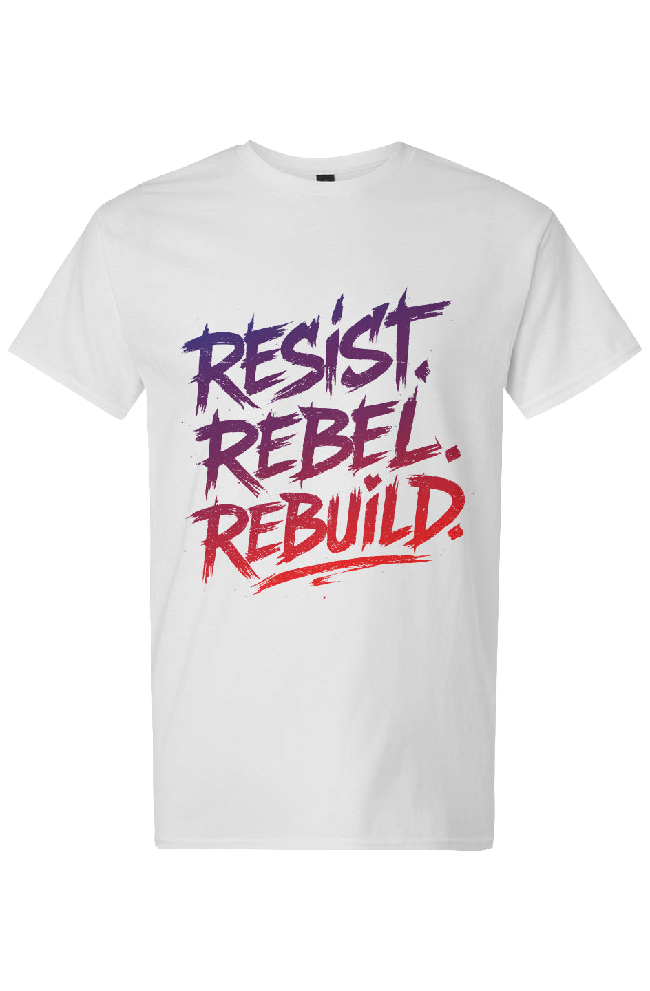 Daredevil T-Shirt Inspired Resist Rebel Rebuild (Sunset) T-Shirt