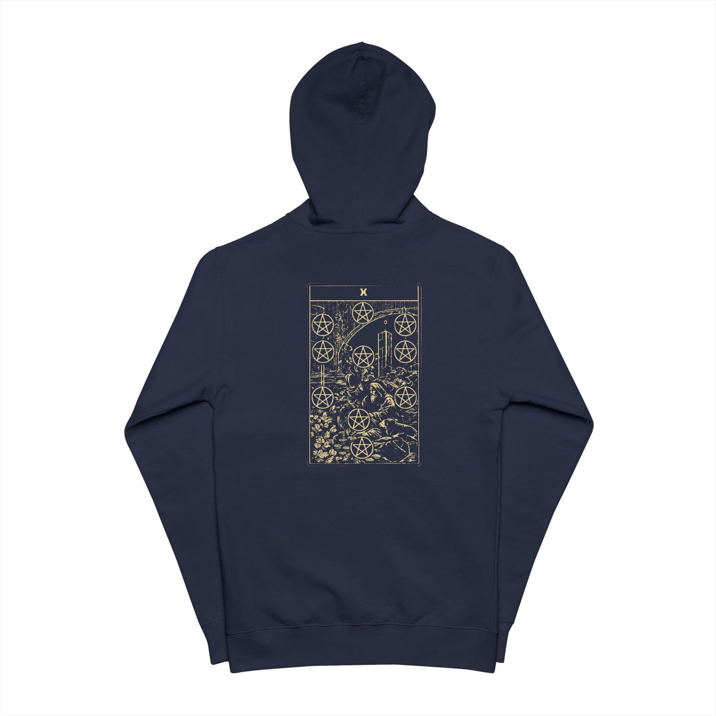 Tarot Shirt - Ten of Pentacles Zip Hoodie