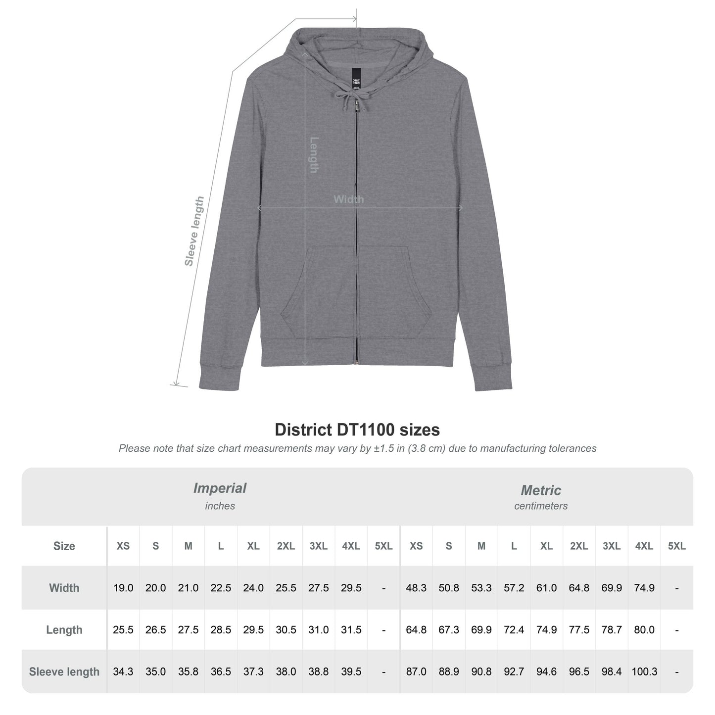 The Best Statement Zip Hoodie Ever
