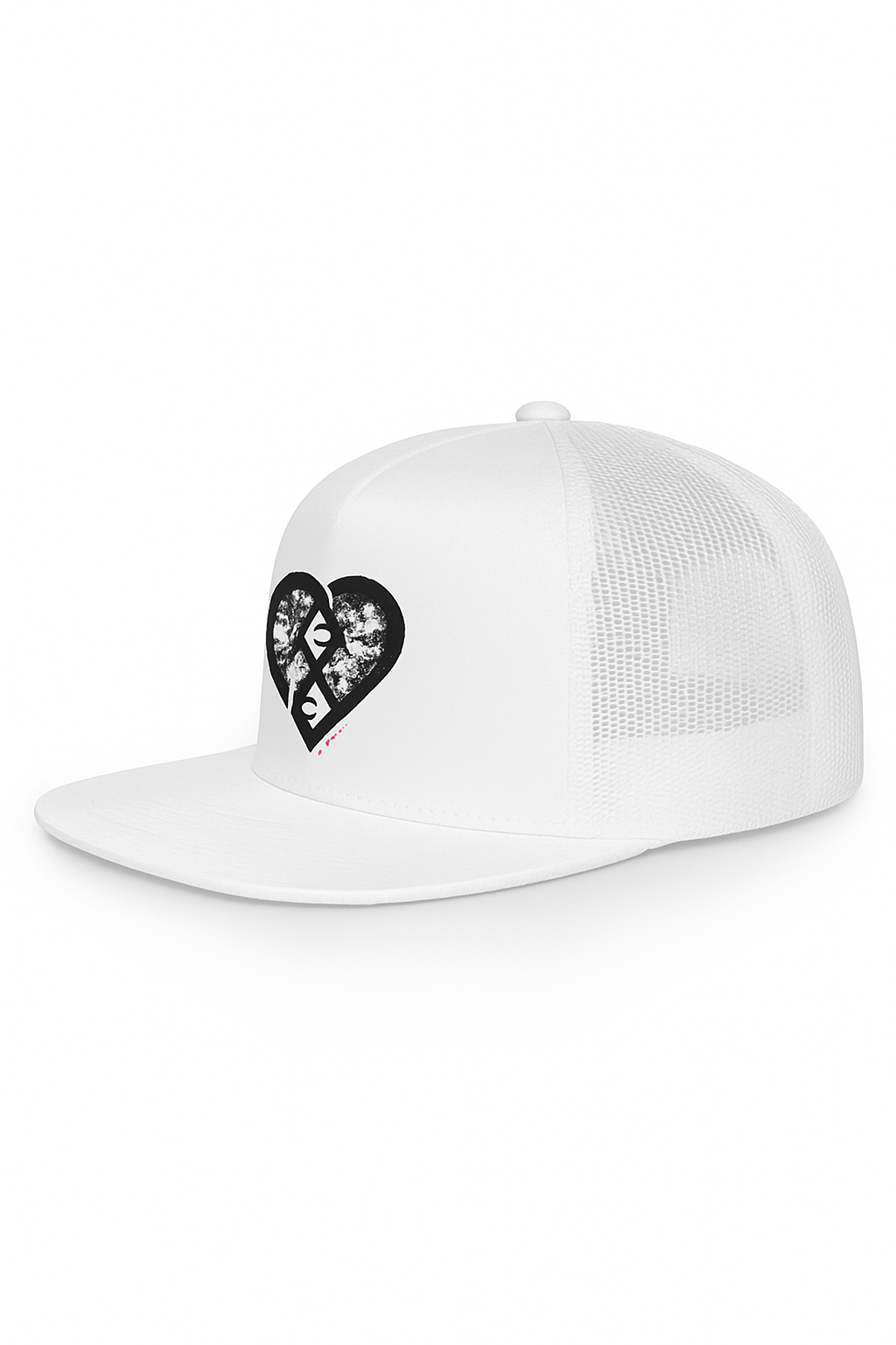 Grunge Heart HYFY 5-Panel Classic Trucker Cap (Lights)
