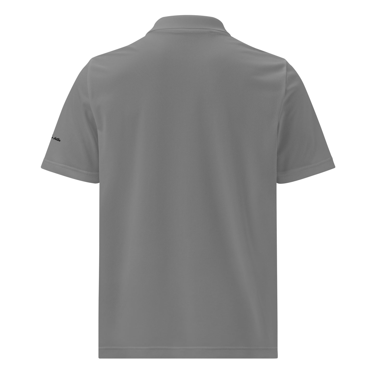 DNA Heart Logo Embroidered Adidas Sport Polo