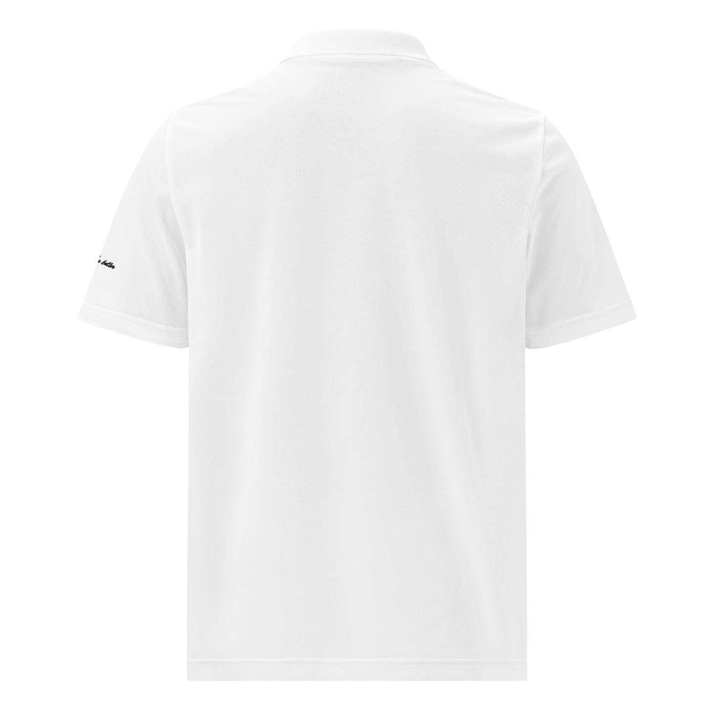 DNA Heart Logo Embroidered Adidas Sport Polo
