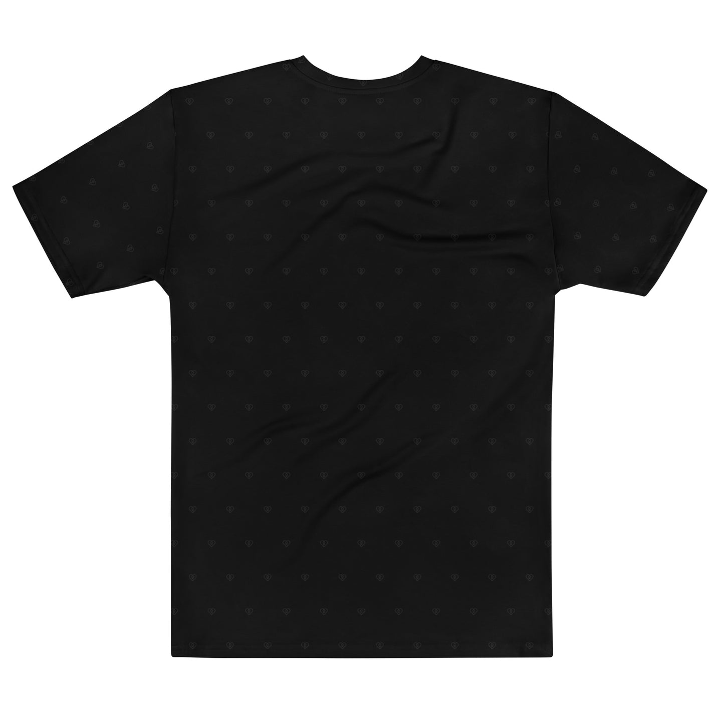 DNA Heart Logo Small Pattern Grey/Black Tee