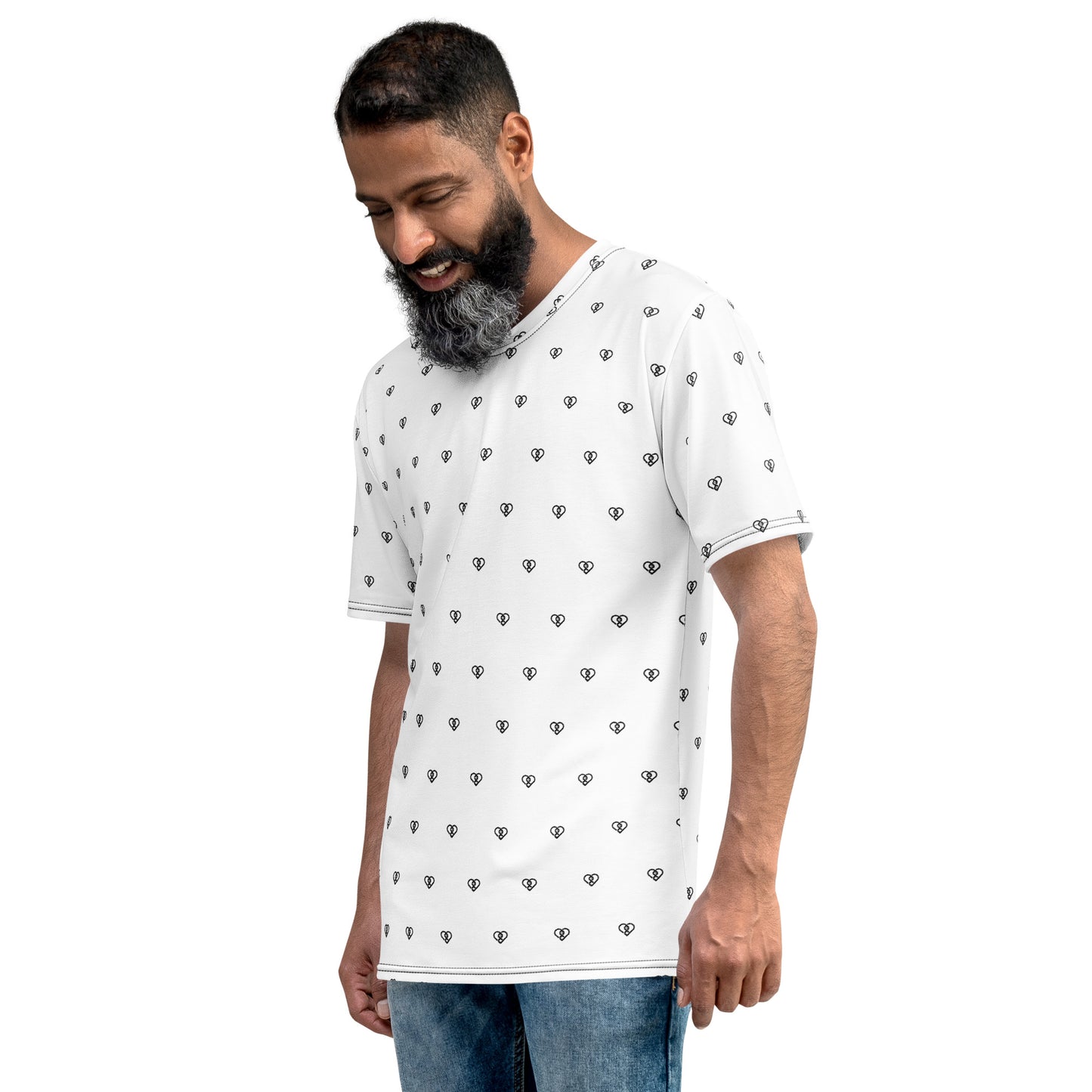 Heart Pattern T-Shirt