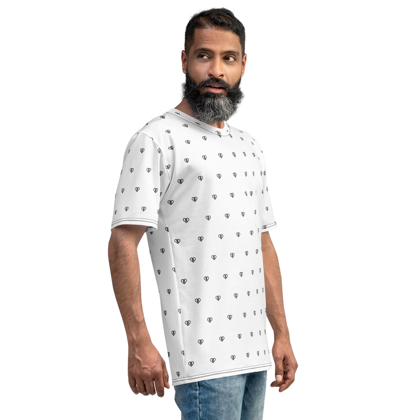 Heart Pattern T-Shirt
