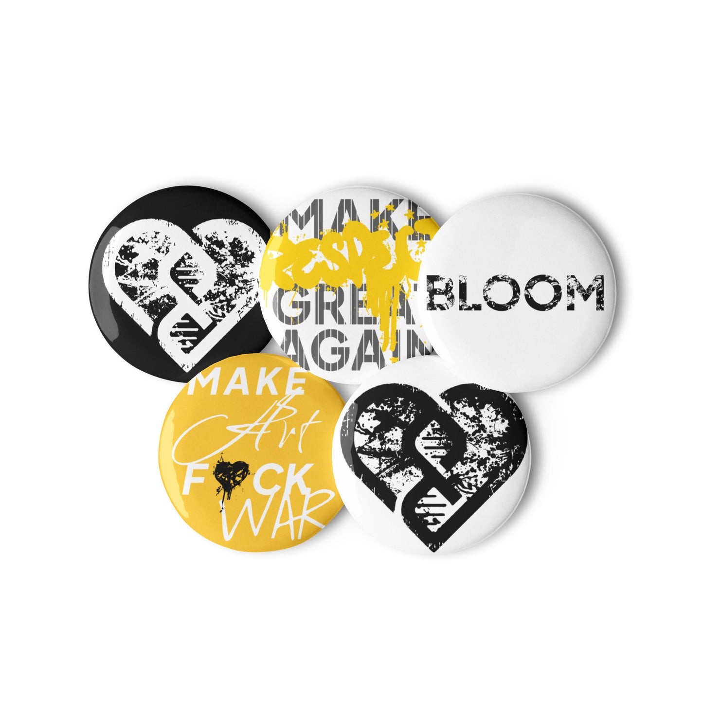 Set of Pin Buttons