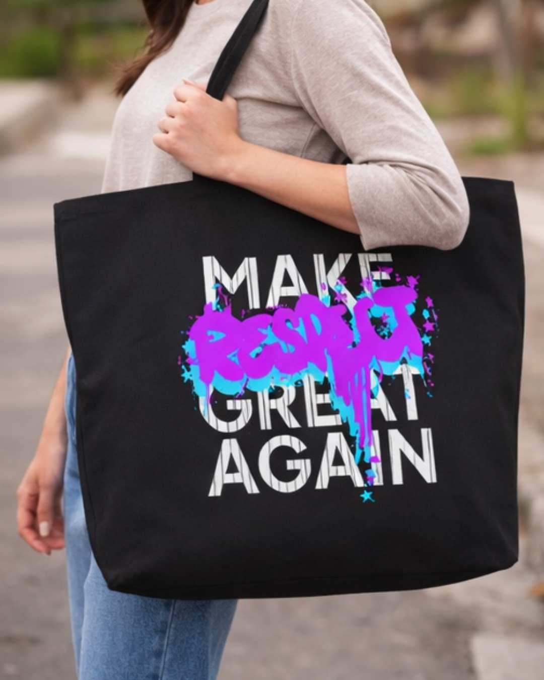 Make Respect Great Again Zippered Tote Bag