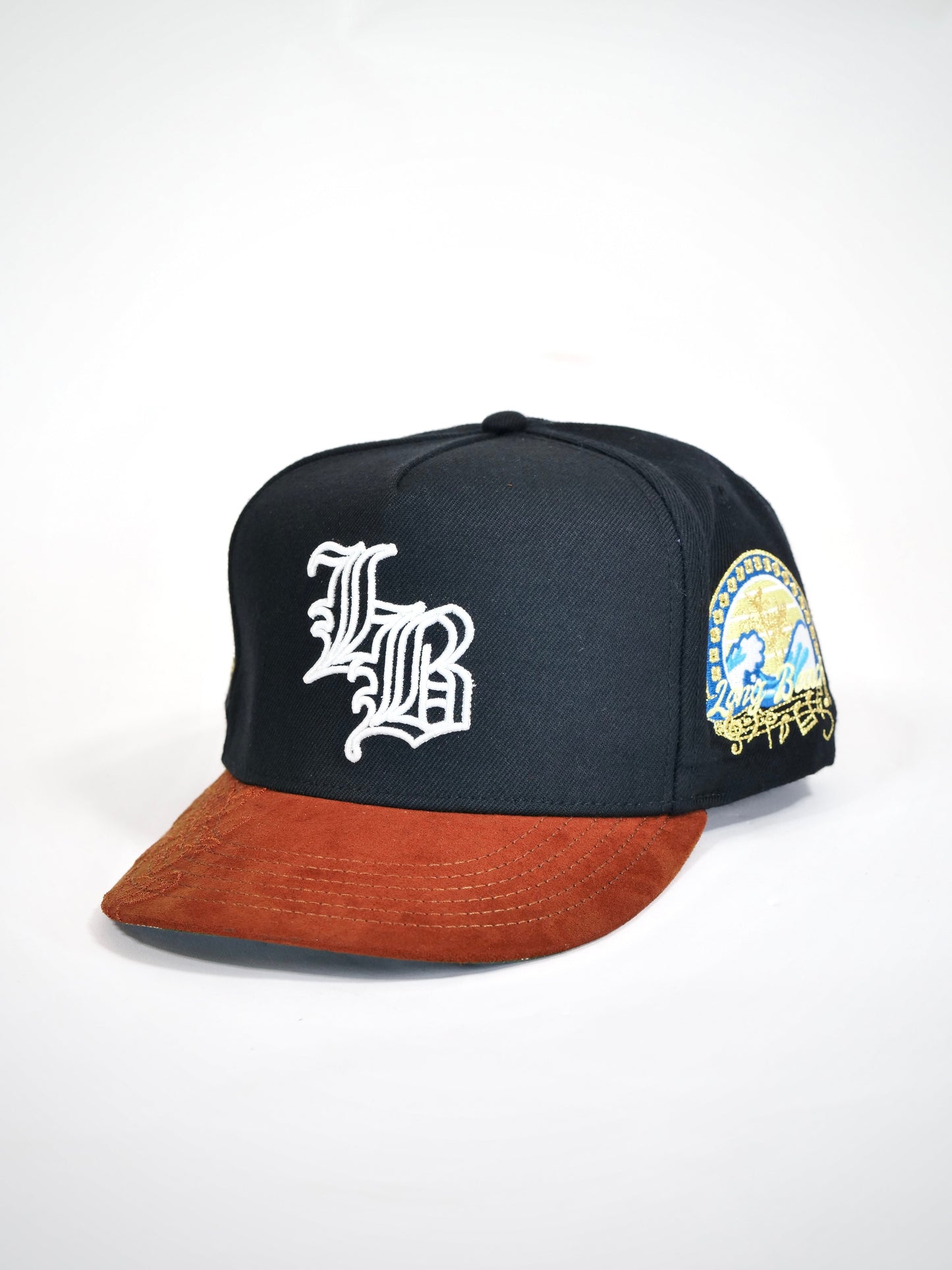 OG Long Beach Live Boundlessly Snapback Hat (Black/Tan Brown)