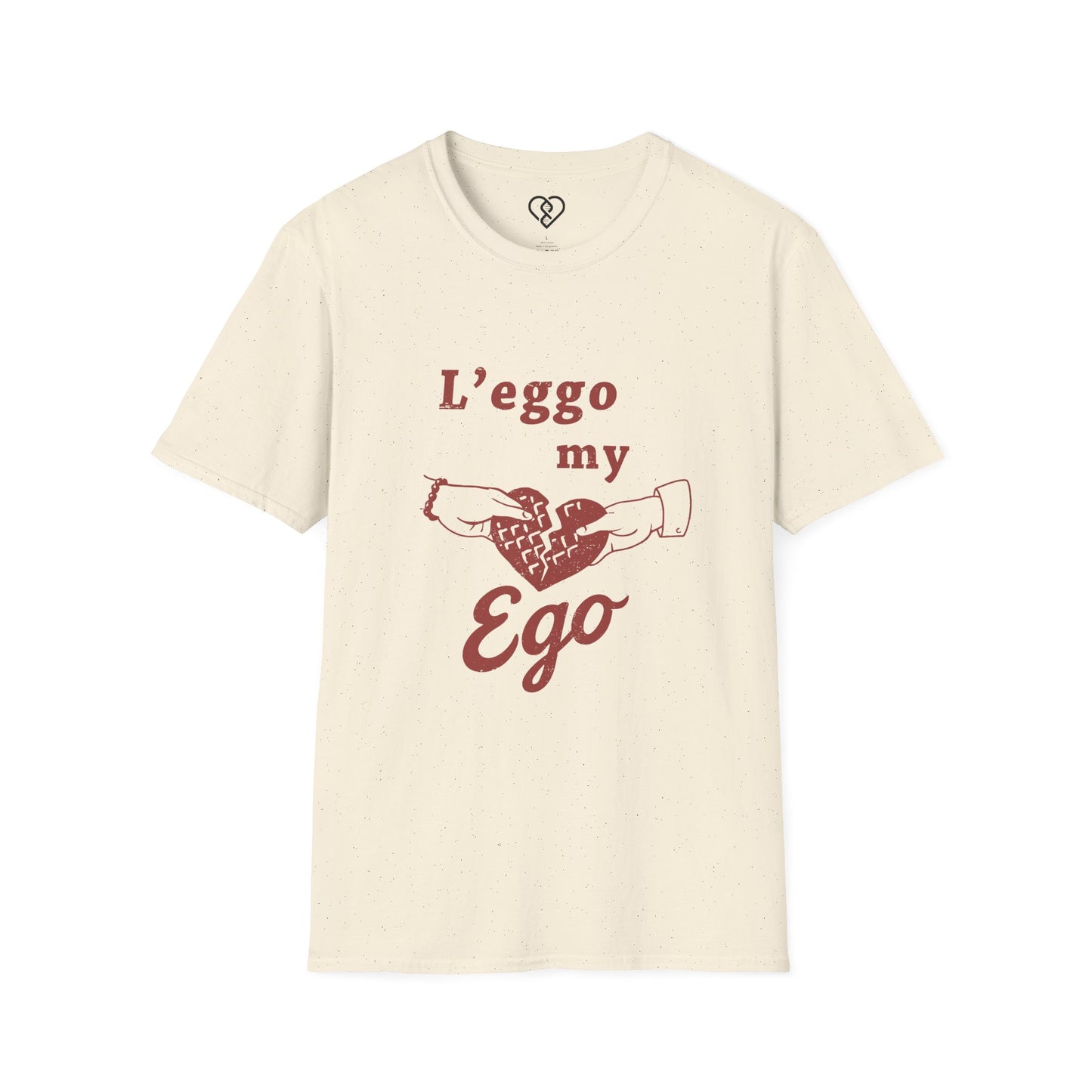 L'eggo My Ego T-Shirt — Funny Broken Heart Graphic Tee for Self-Deprecating Romance & Valentine’s Day