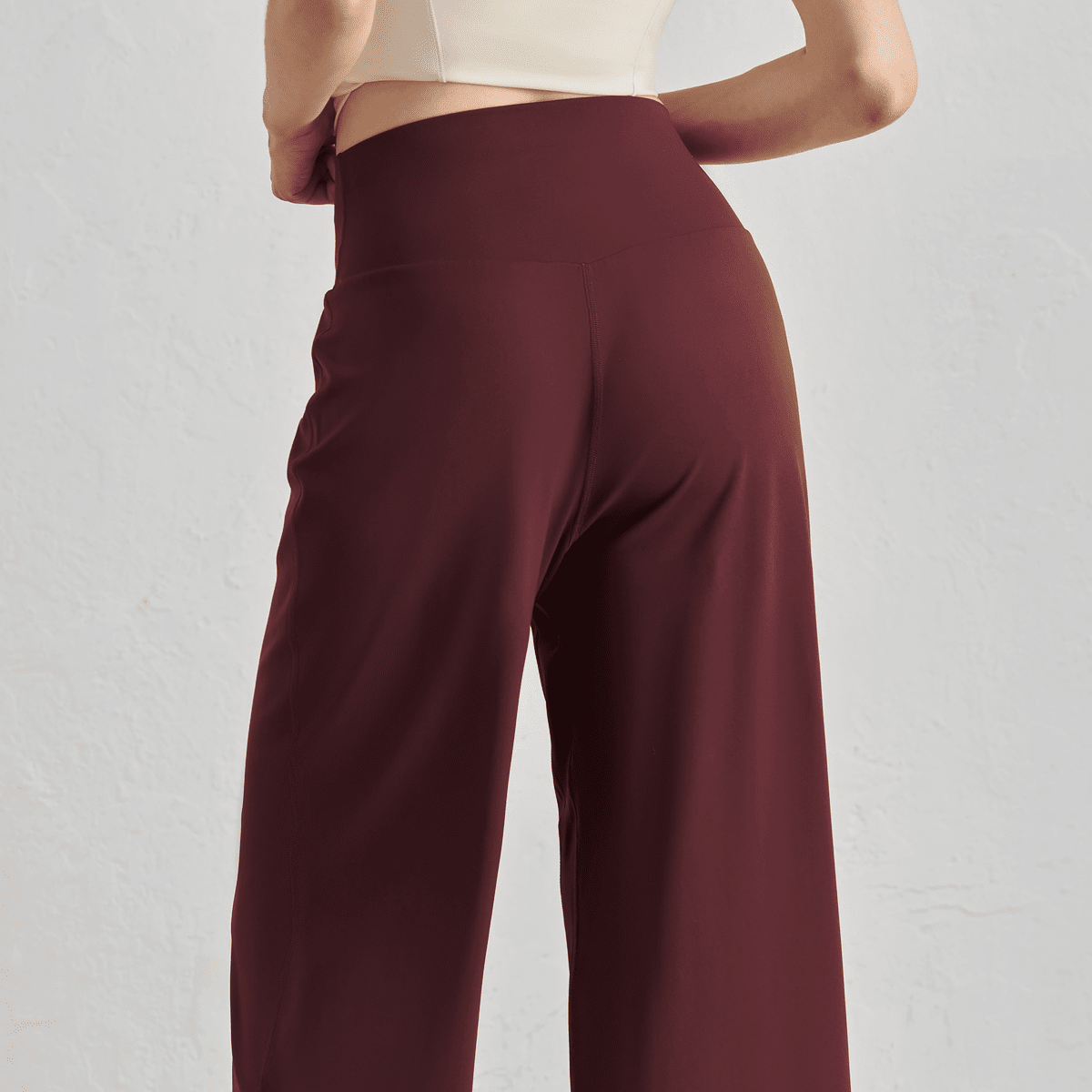 Women's Wide-leg yoga pants (Logo Top Right Padow)