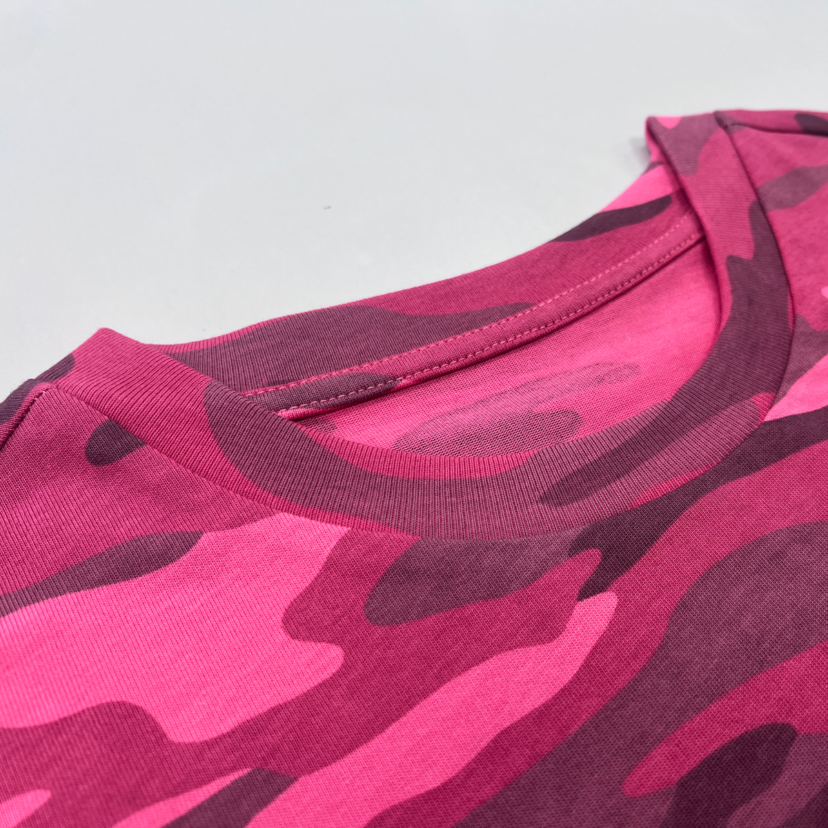 Unisex Heavyweight Cotton Rose Camo Oversized T-Shirt Respect Graffiti Design