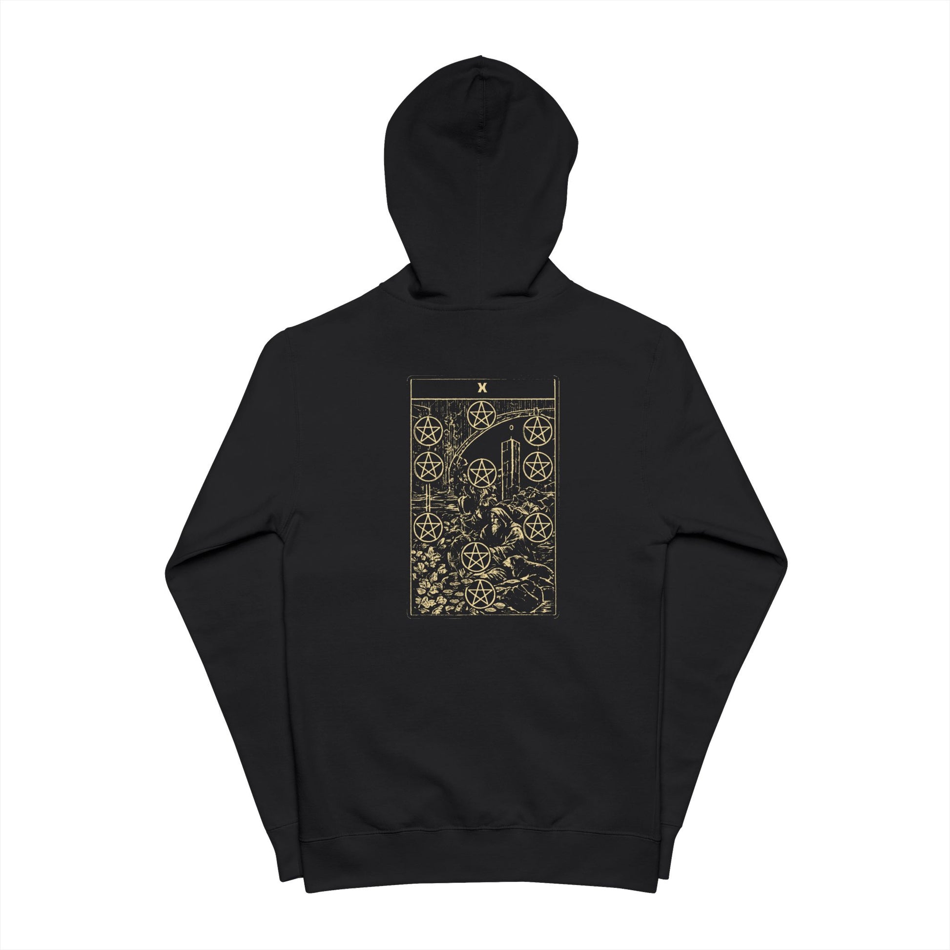 Tarot Shirt - Ten of Pentacles Zip Hoodie