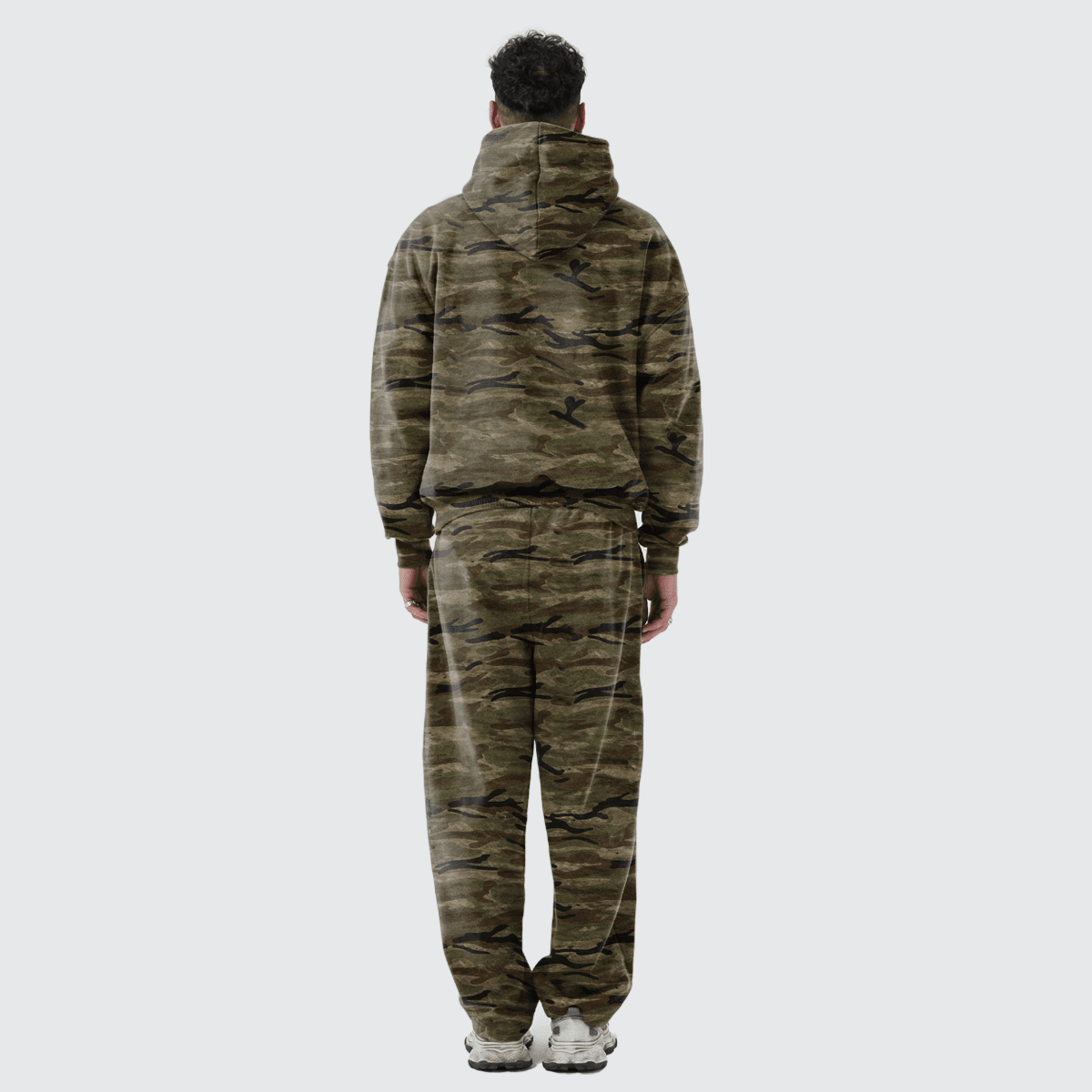 Premium Heavyweight Camo Curved-Leg Sweatpants