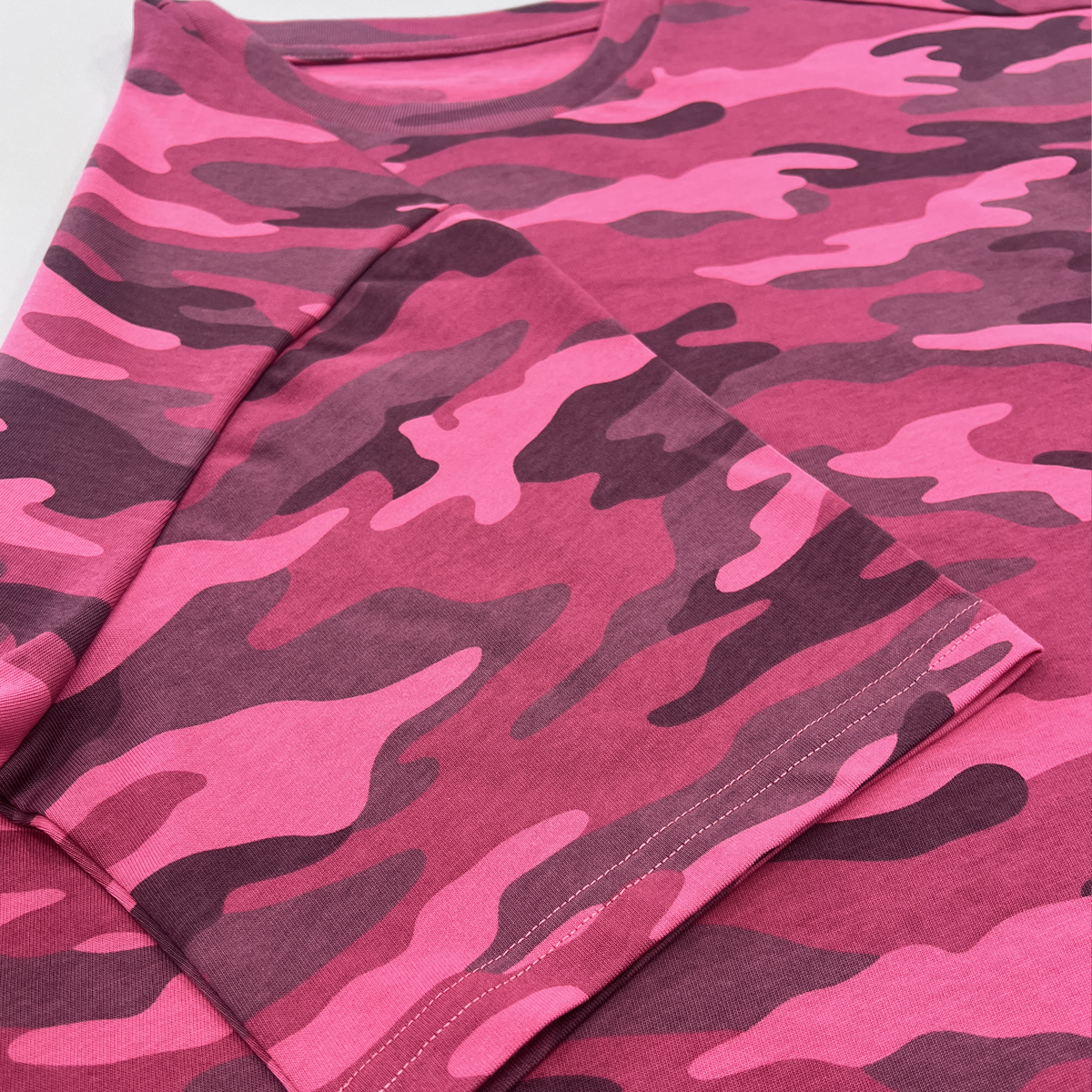 Unisex Heavyweight Cotton Rose Camo Oversized T-Shirt Respect Graffiti Design
