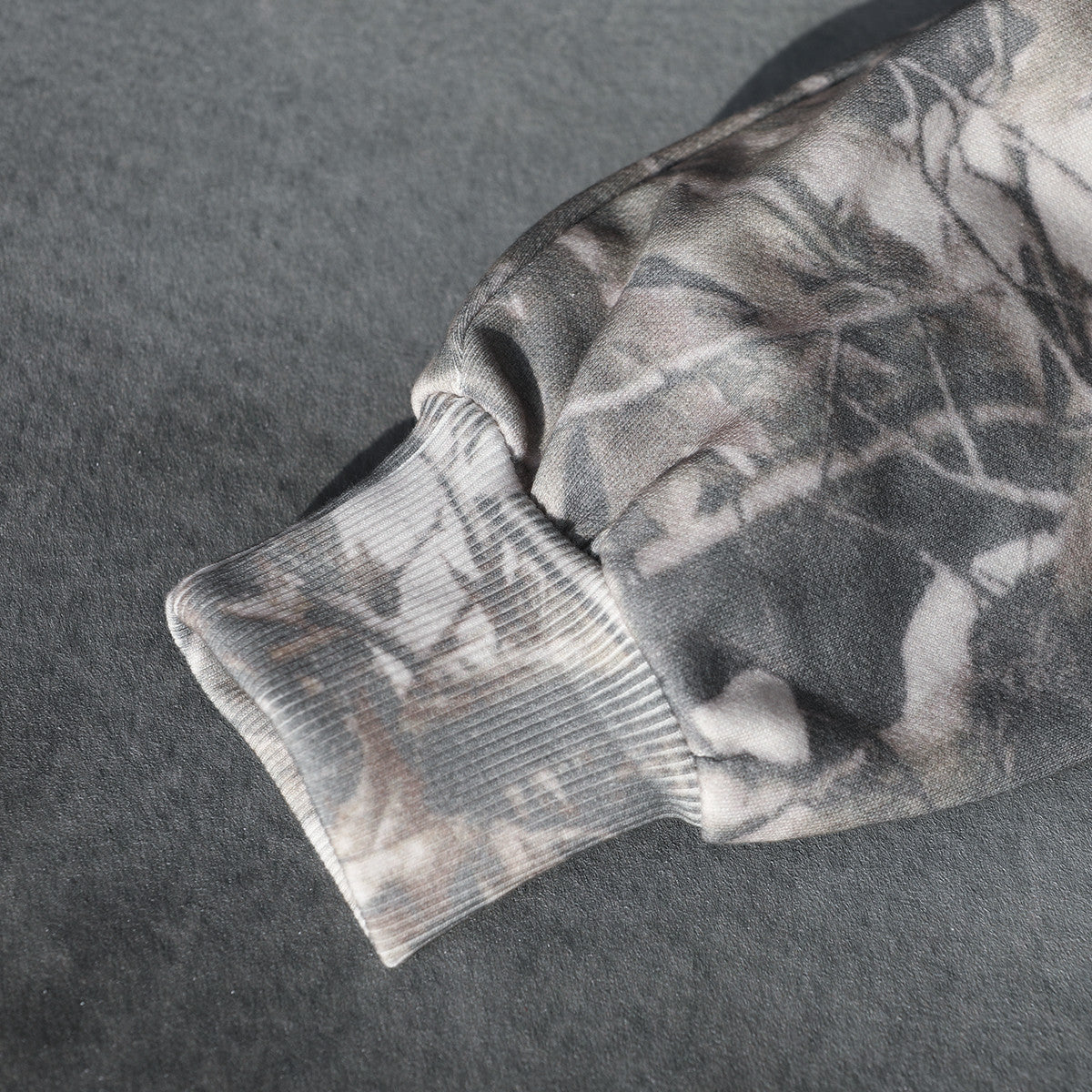 Heavyweight French Terry Camo Zip-Up Hoodie