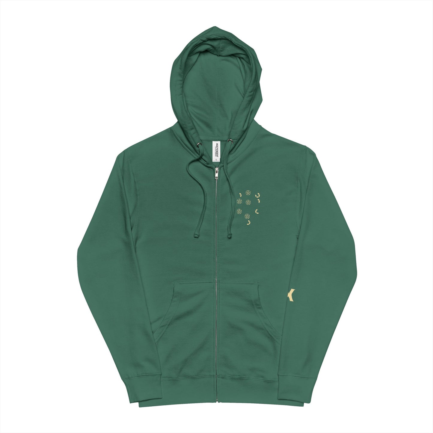 Tarot Shirt - Ten of Pentacles Zip Hoodie