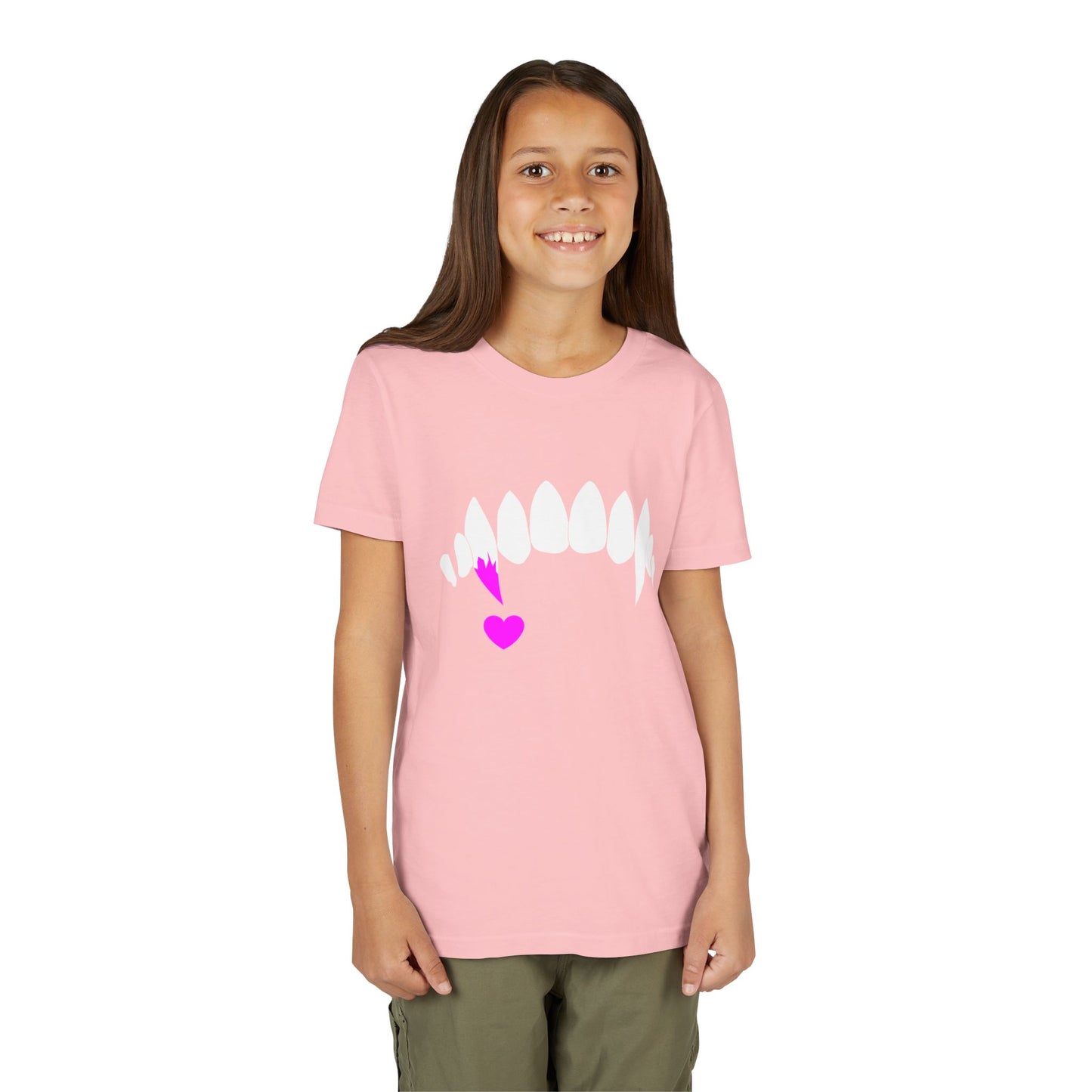 Love Bites Kids Tee — Fangs Graphic