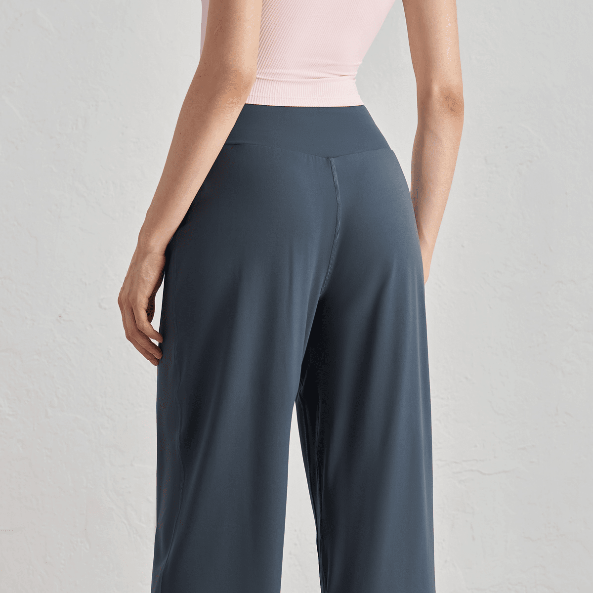 Women's Wide-leg yoga pants (Logo Top Right Padow)
