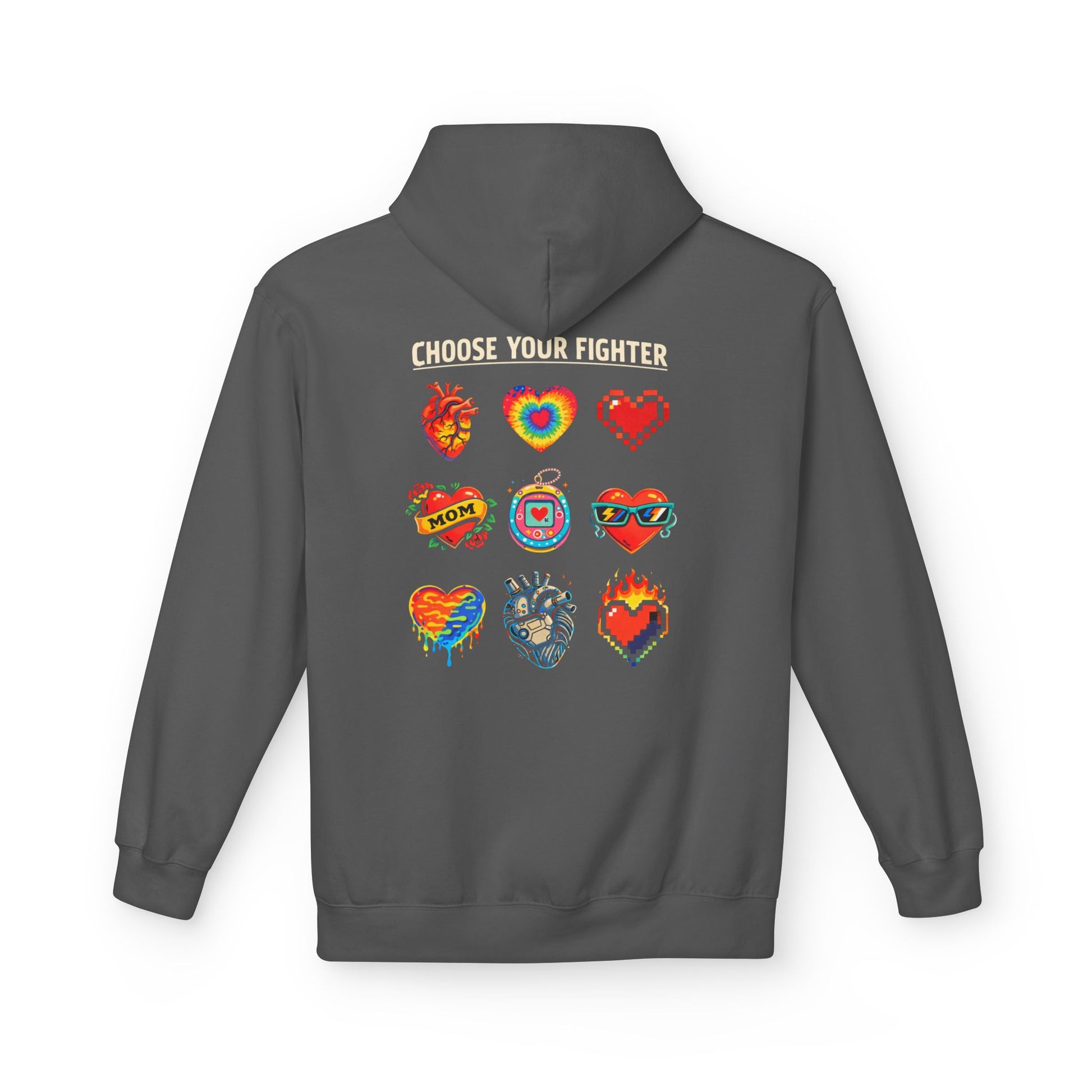 Choose Your Fighter Hearts Hoodie