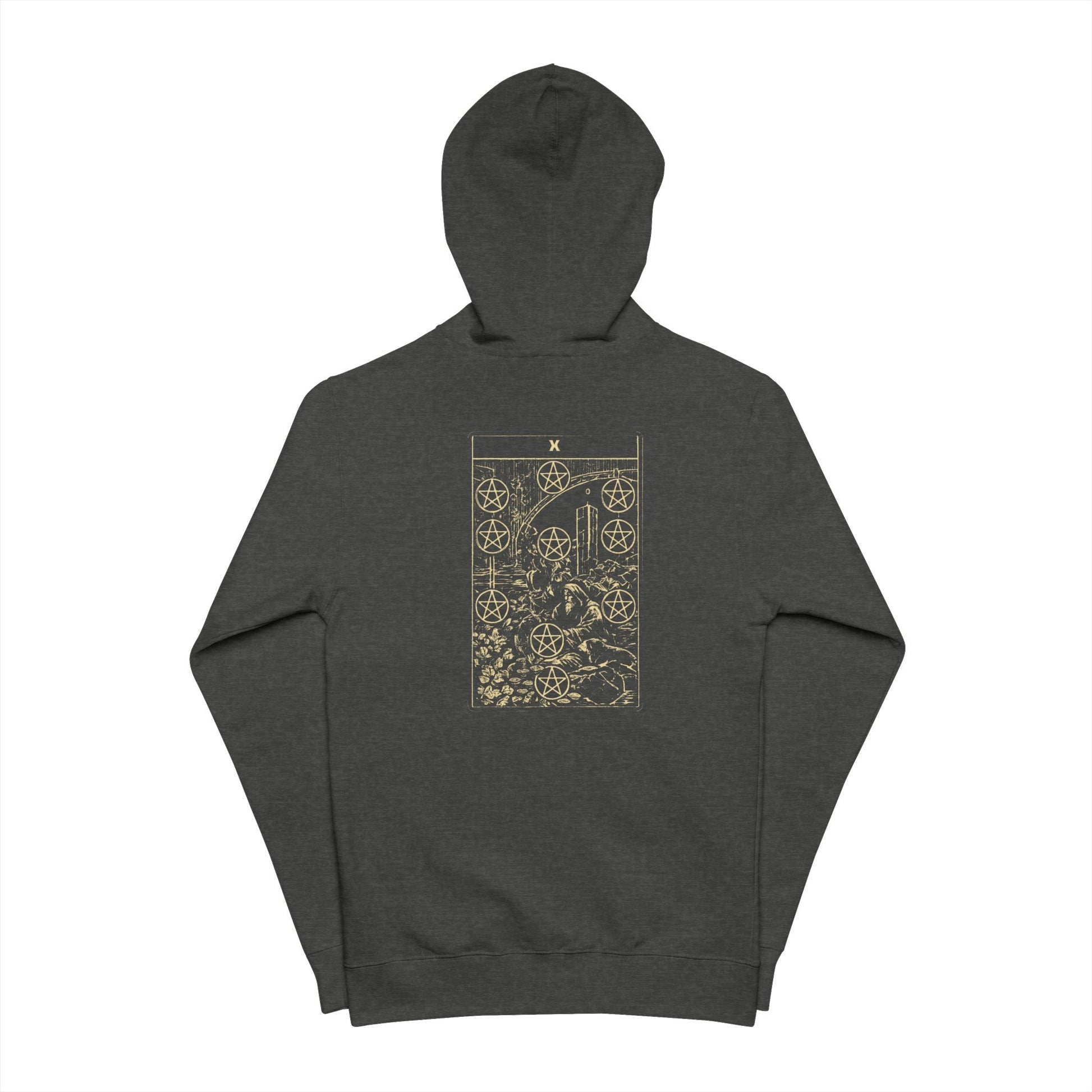 Tarot Shirt - Ten of Pentacles Zip Hoodie