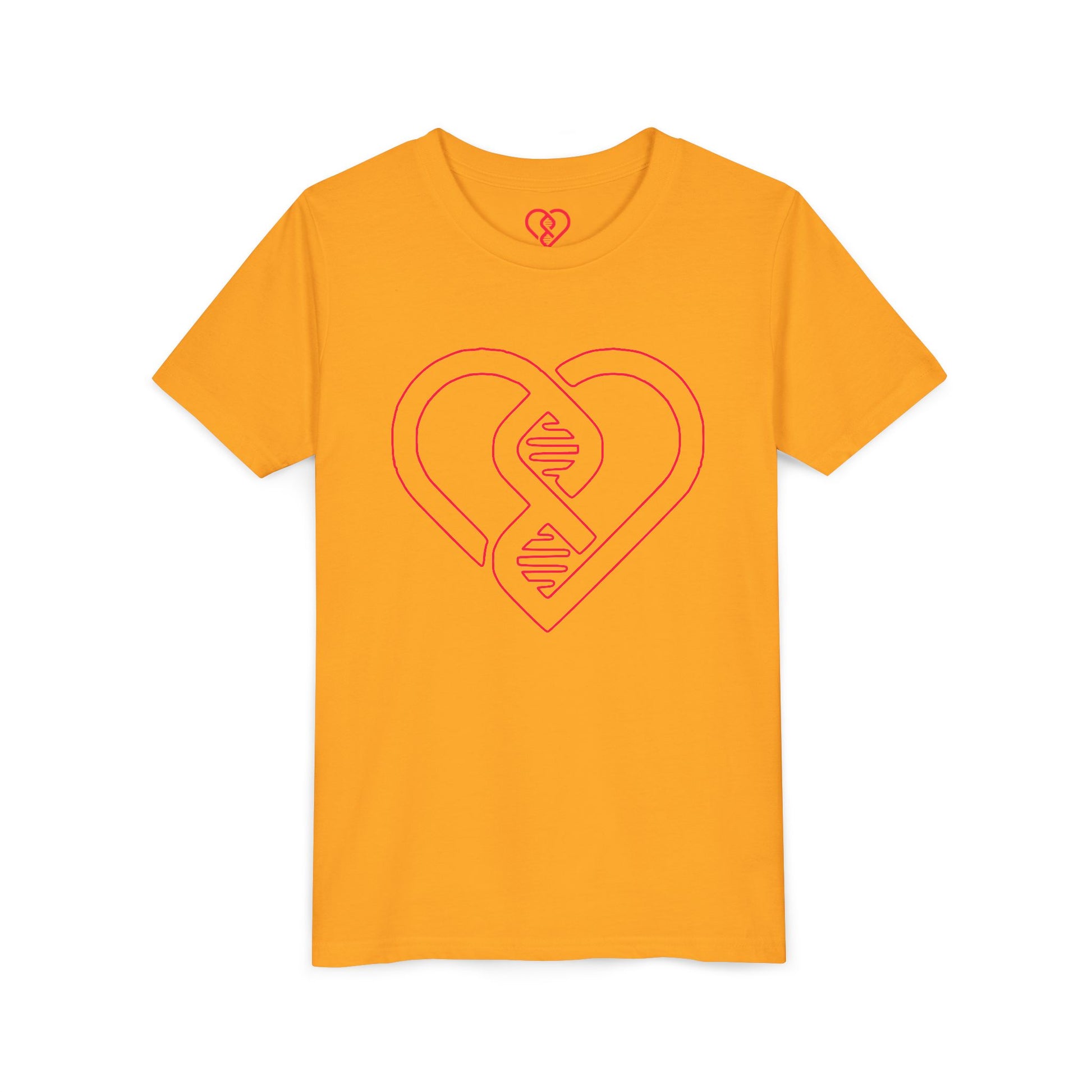 Pink Heart DNA Design Kids’ Short Sleeve Shirt