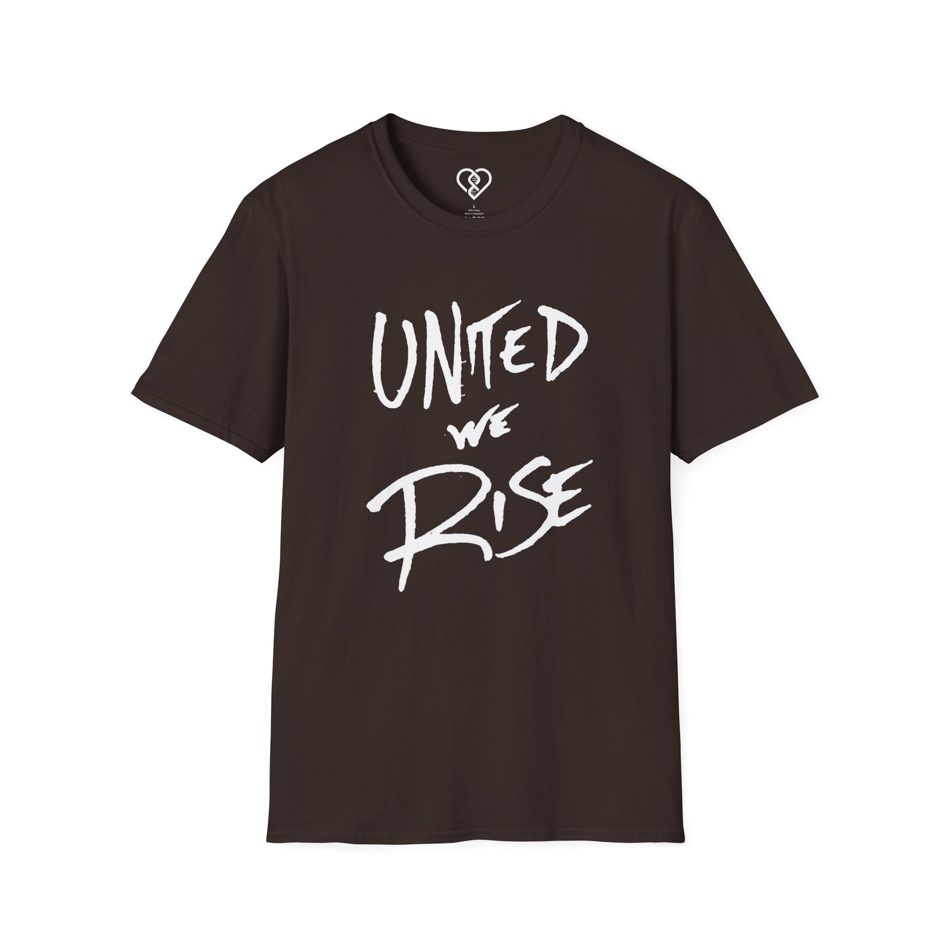 United We Rise Handwritten T-Shirt — Graphic Solidarity Tee