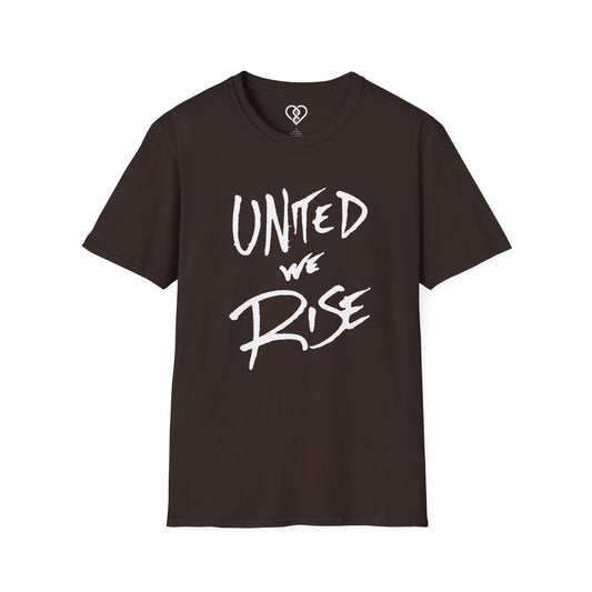 United We Rise Handwritten T-Shirt — Graphic Solidarity Tee