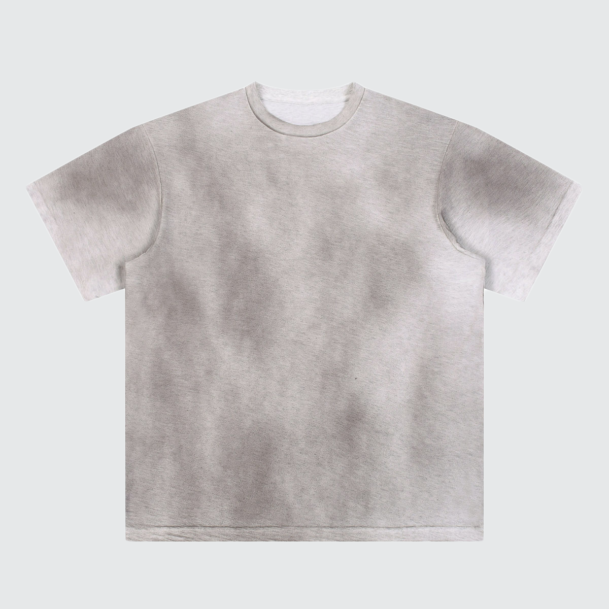 Sunfaded Hand-Painted T-Shirt - Grunge Brand Logo