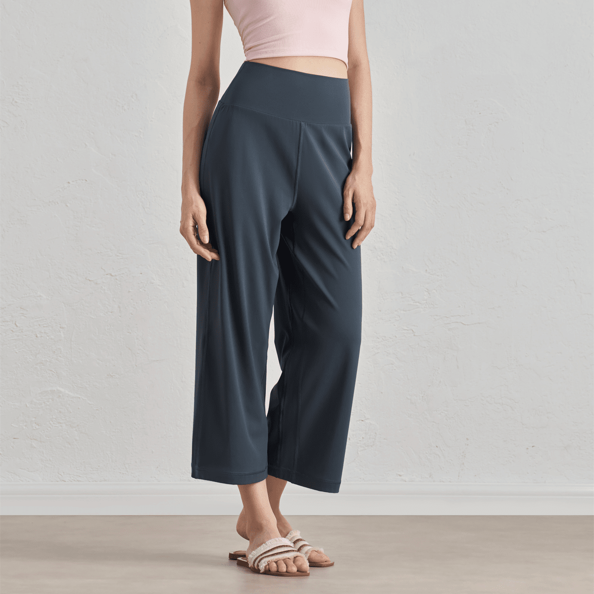 Women's Wide-leg yoga pants (Logo Top Right Padow)
