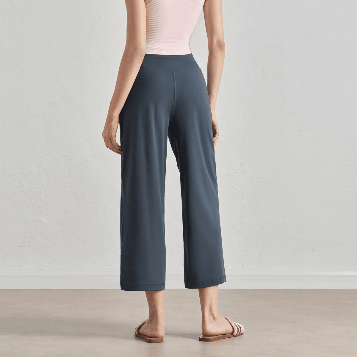 Women's Wide-leg yoga pants (Logo Top Right Padow)